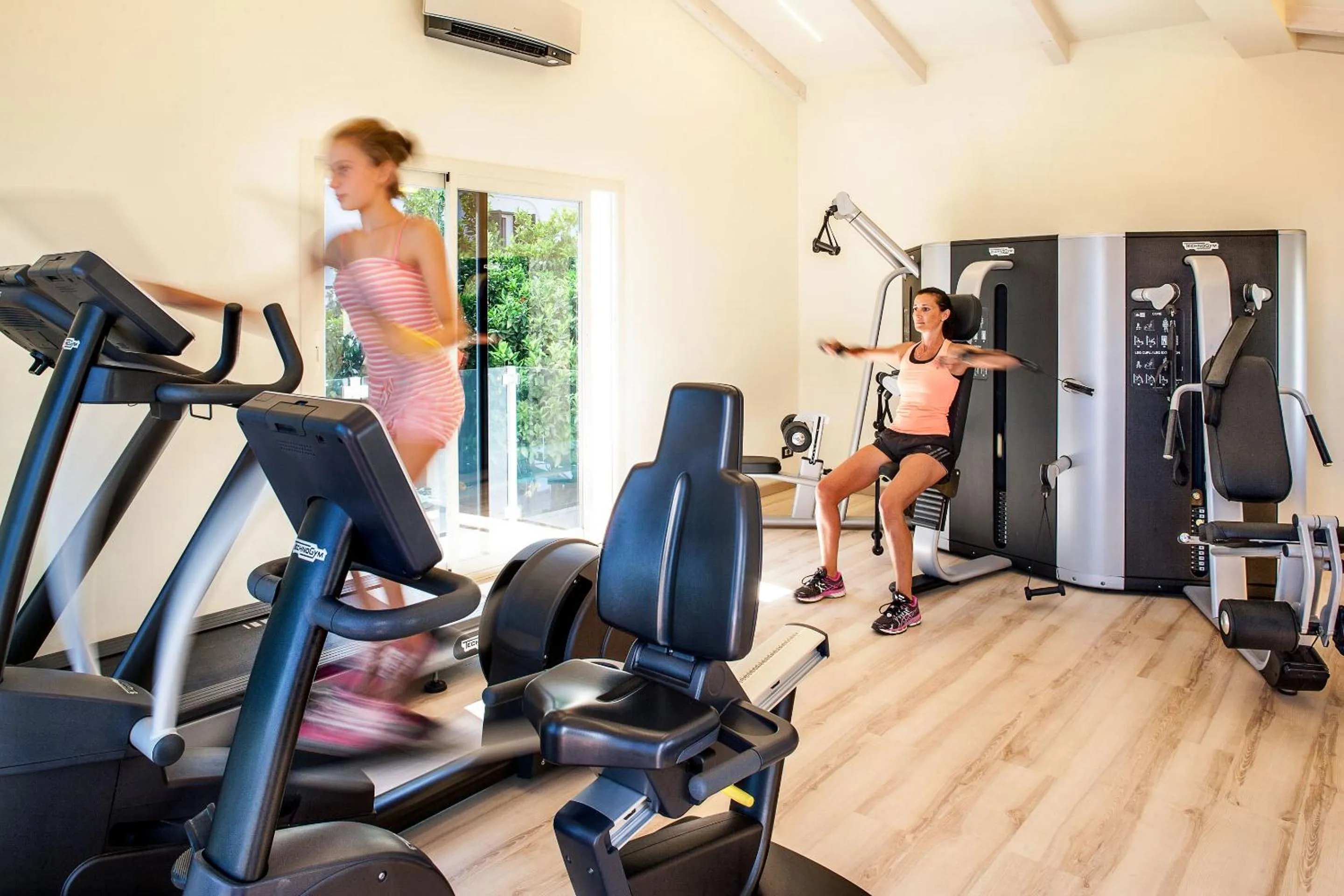 Fitness centre/facilities in Hotel Gabriella