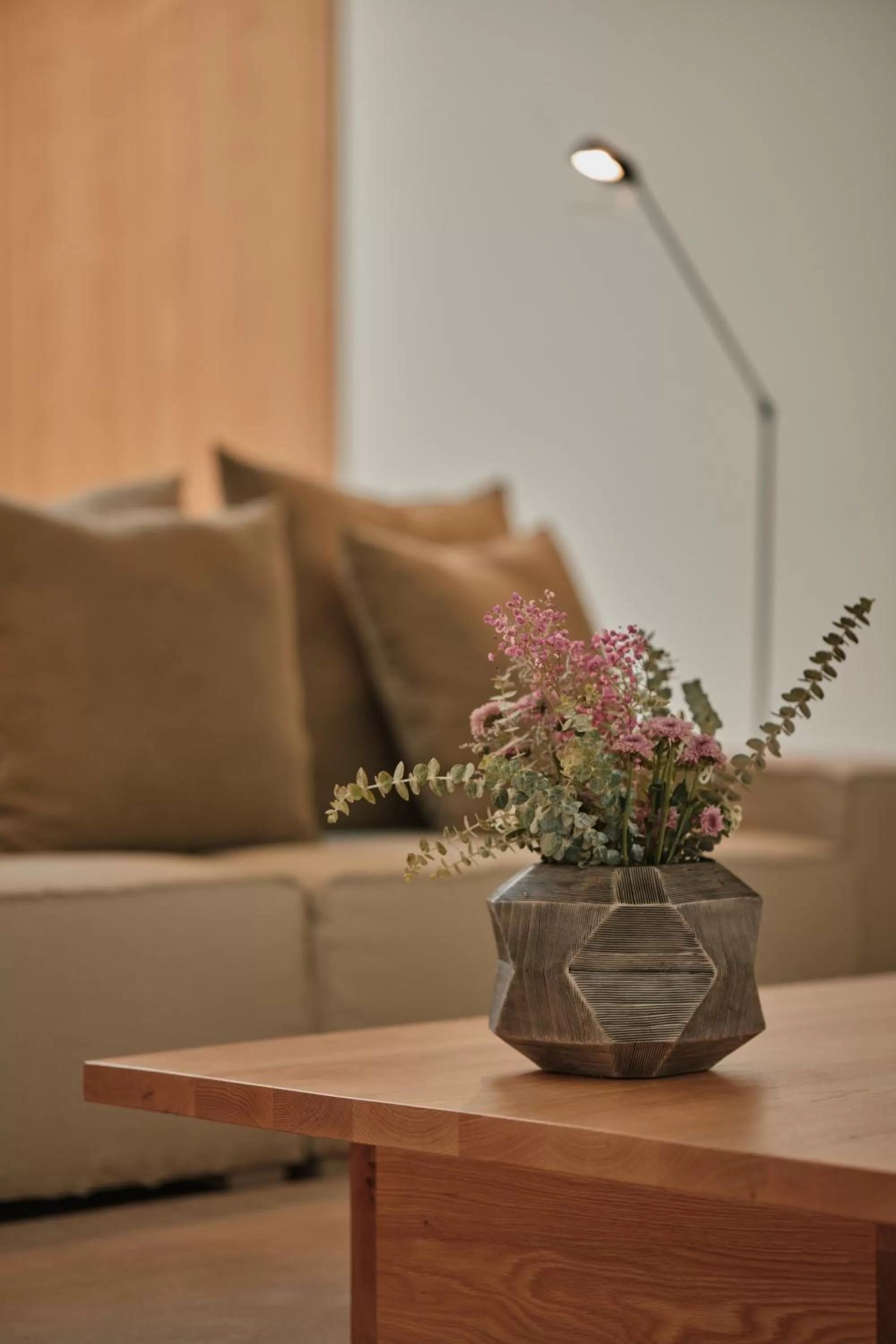 Living room in L'AND Vineyards - Relais & Châteaux