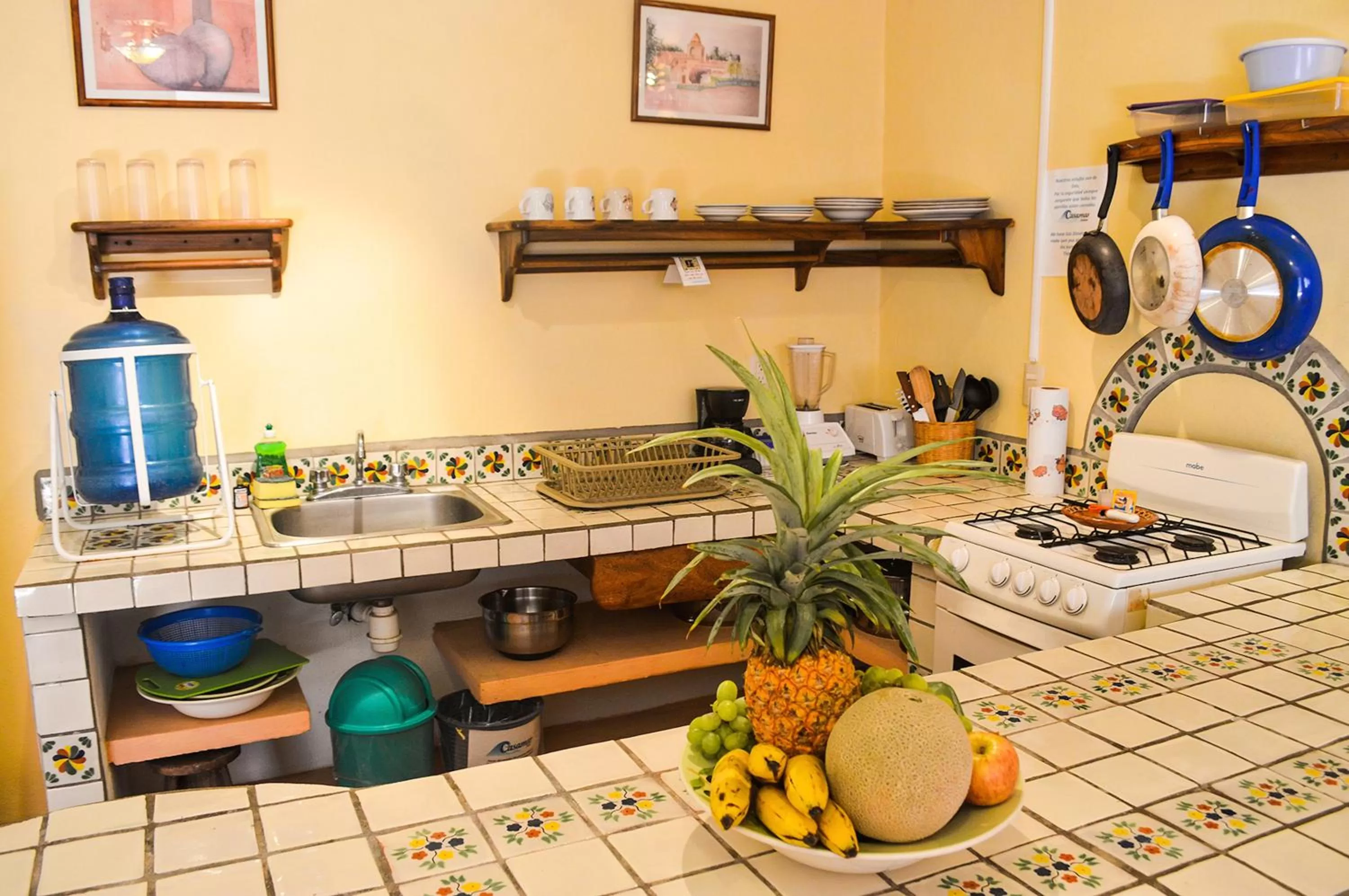 Kitchen or kitchenette in Hotel Casamar Suites