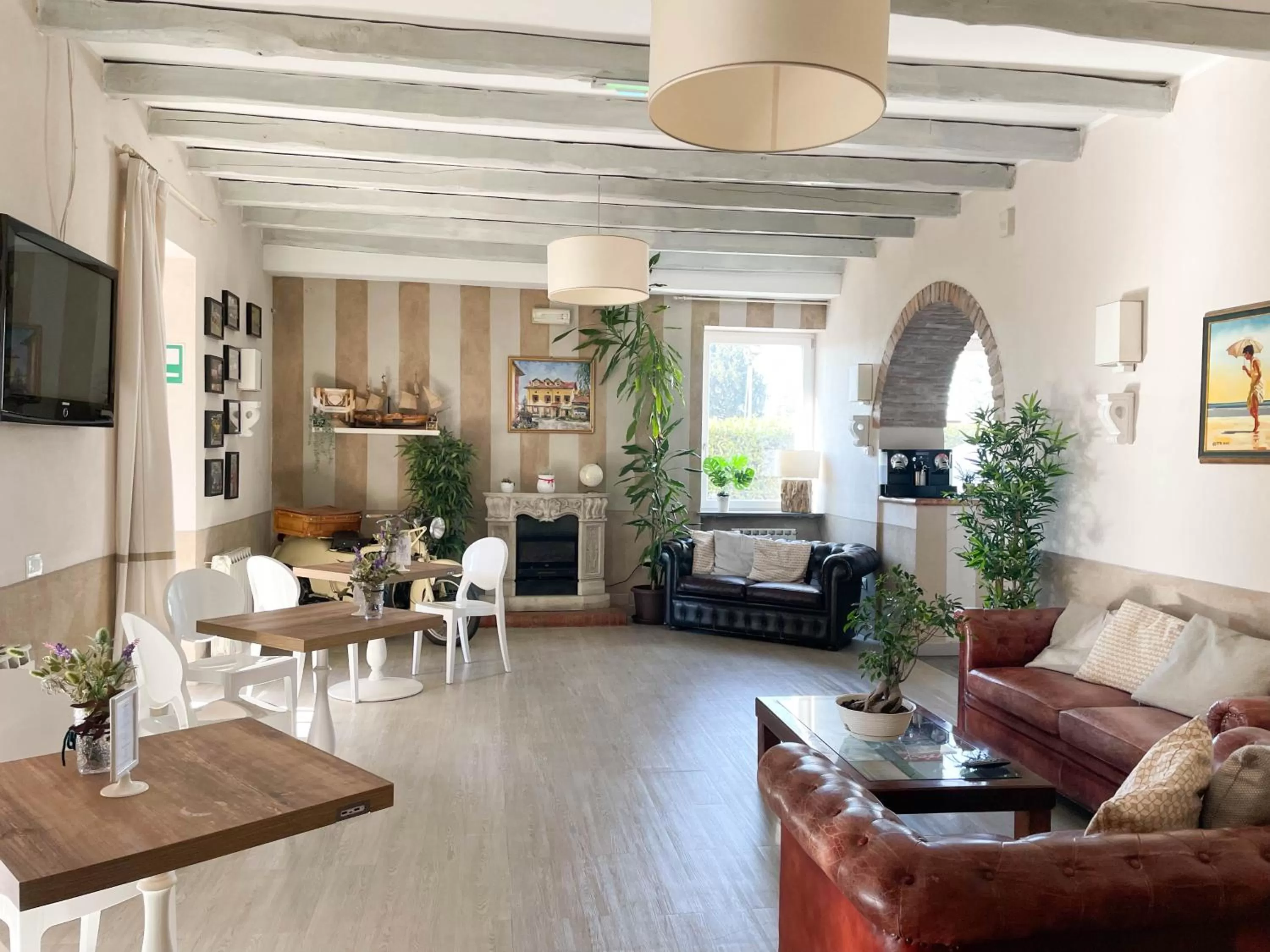 Lobby or reception in La Bergamina Hotel & Restaurant