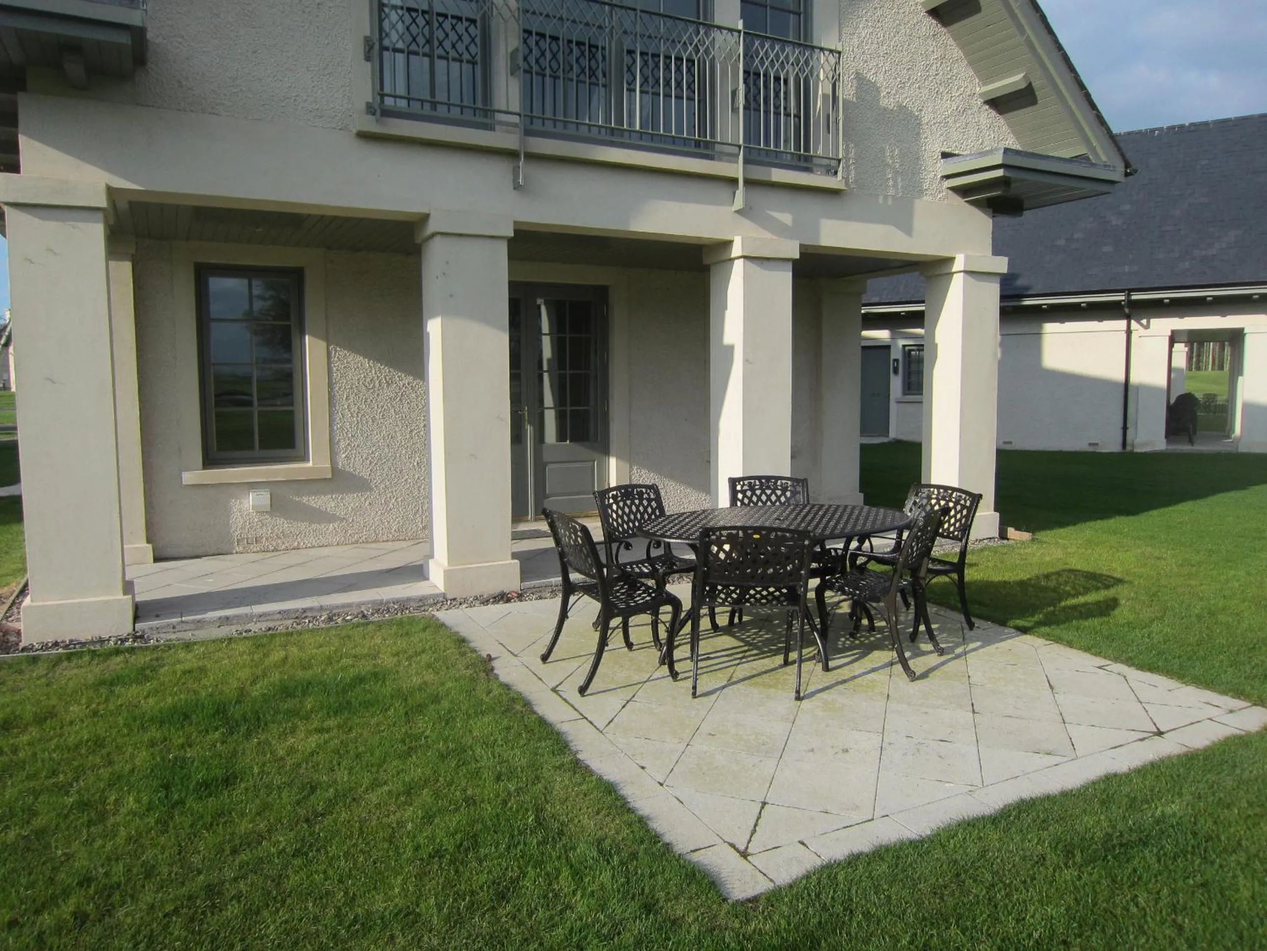 Patio in Lodge at Lough Erne