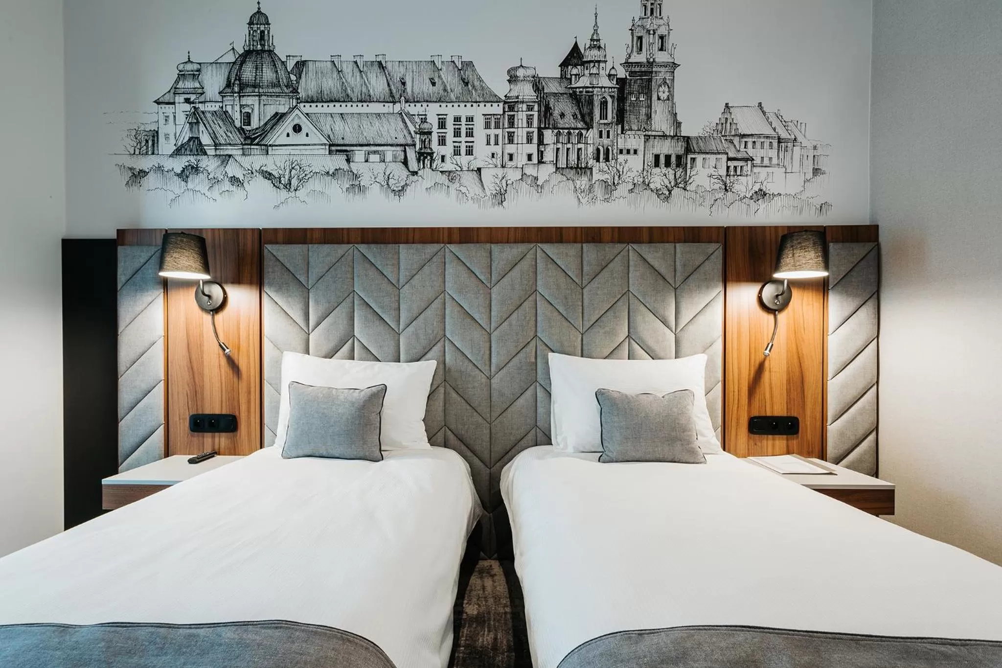 Bed in Focus Hotel Premium Kraków