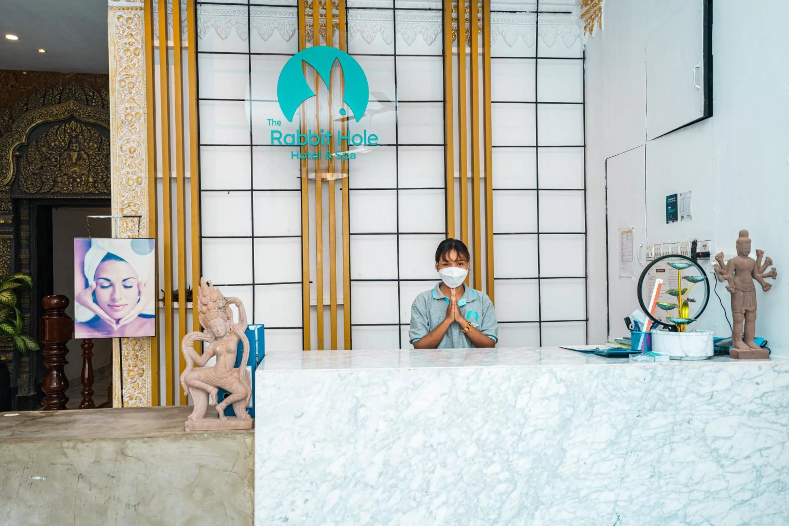 Lobby or reception in The Rabbit Hole Hotel & SPA