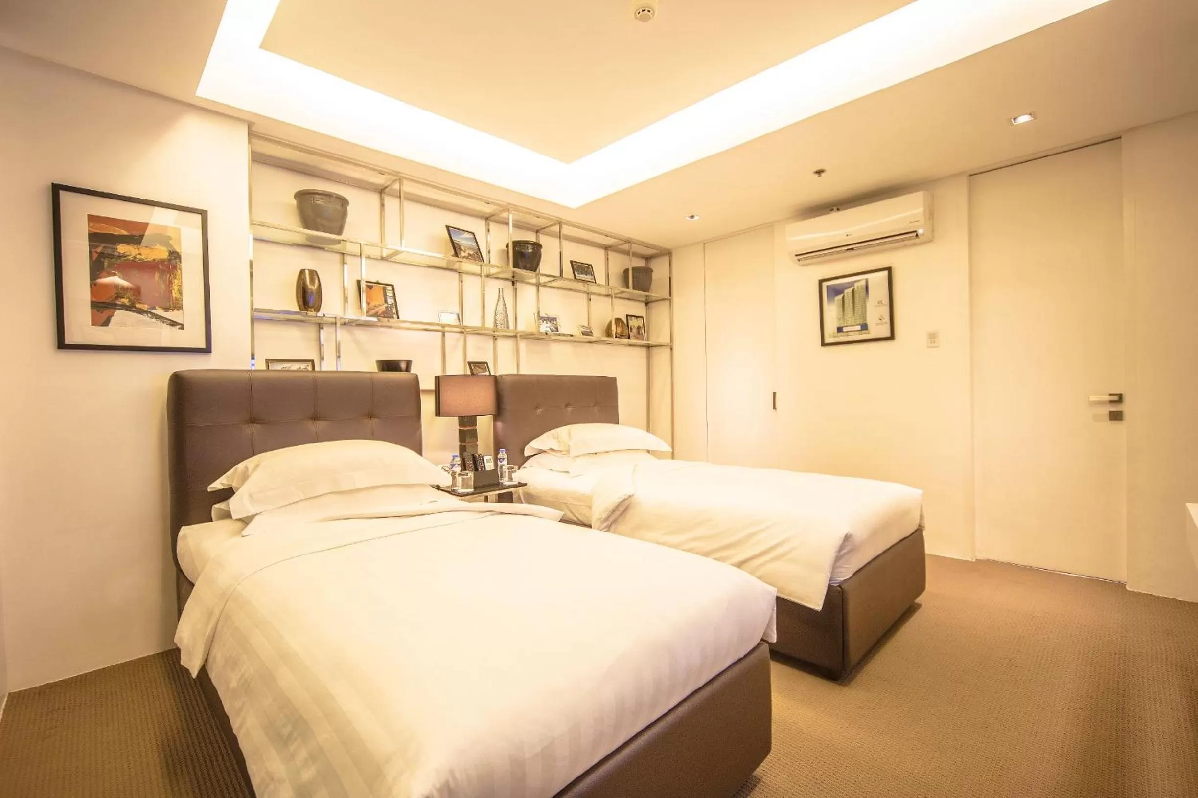 Bed in The Alpha Suites