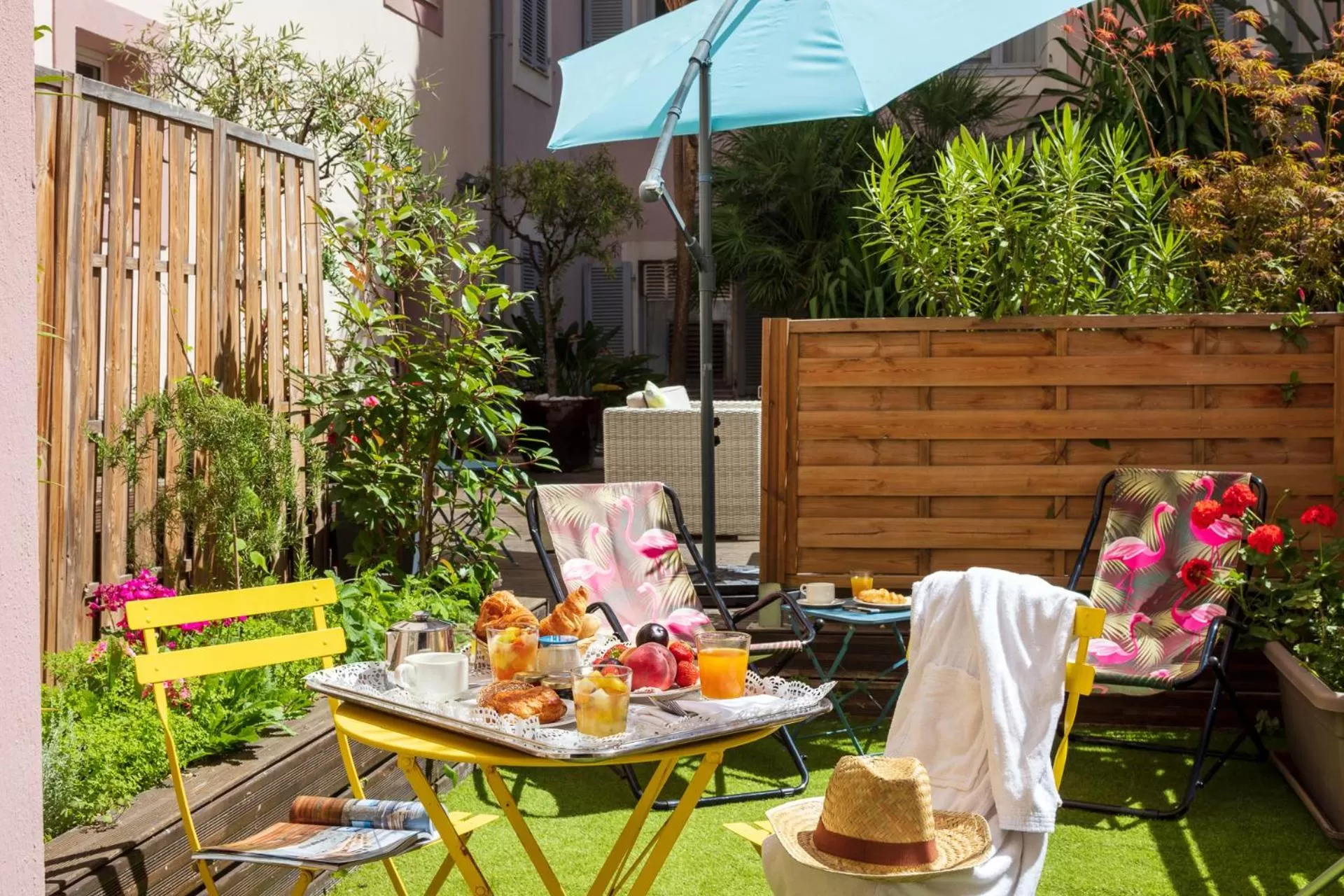 Balcony/Terrace in Hotel Beau Rivage