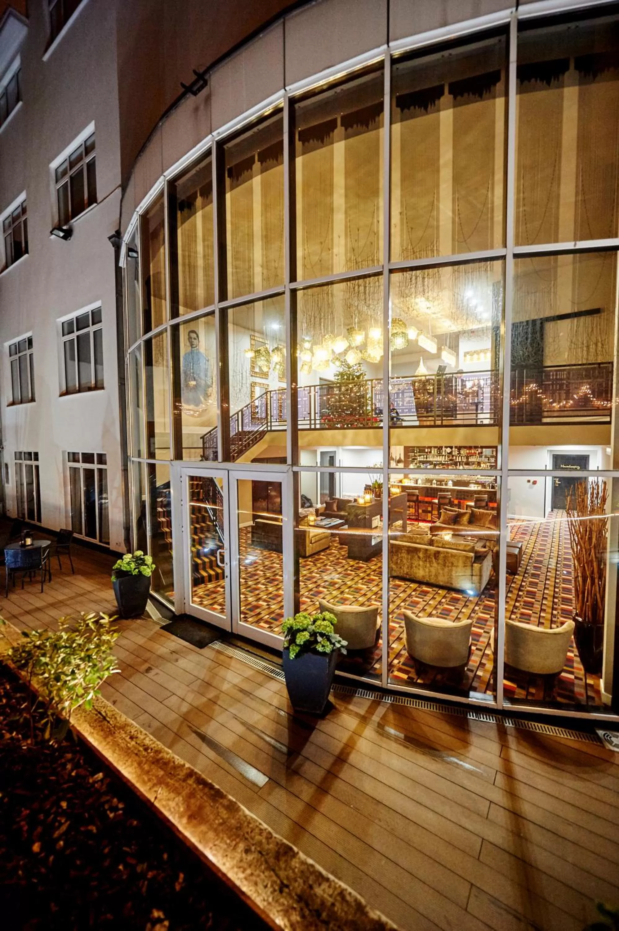 Balcony/Terrace in Hotel The Augustin