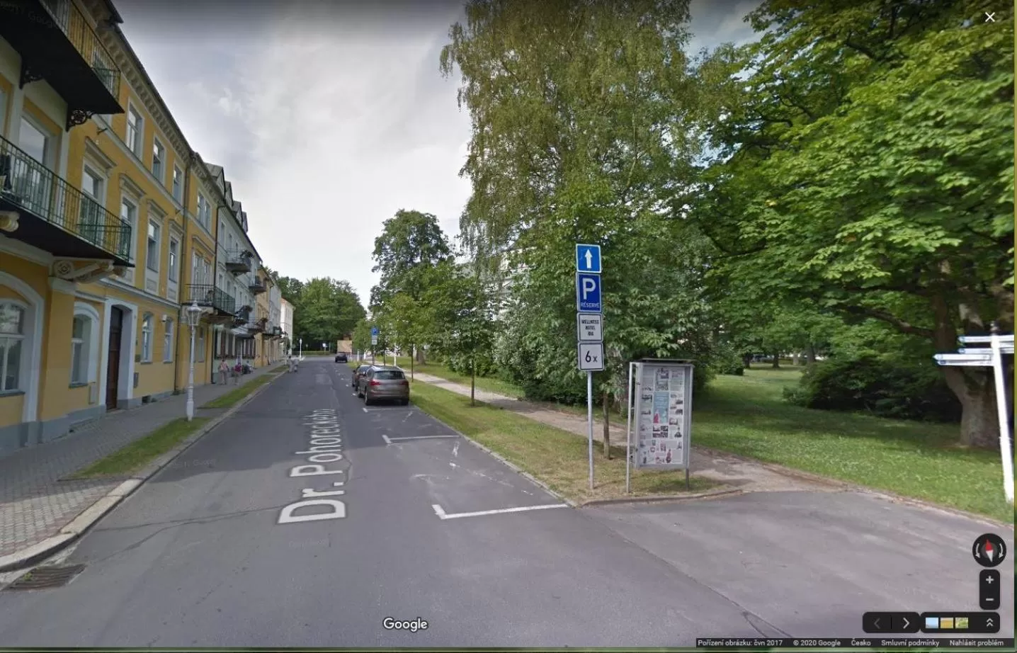 Parking in Wellness Hotel Ida