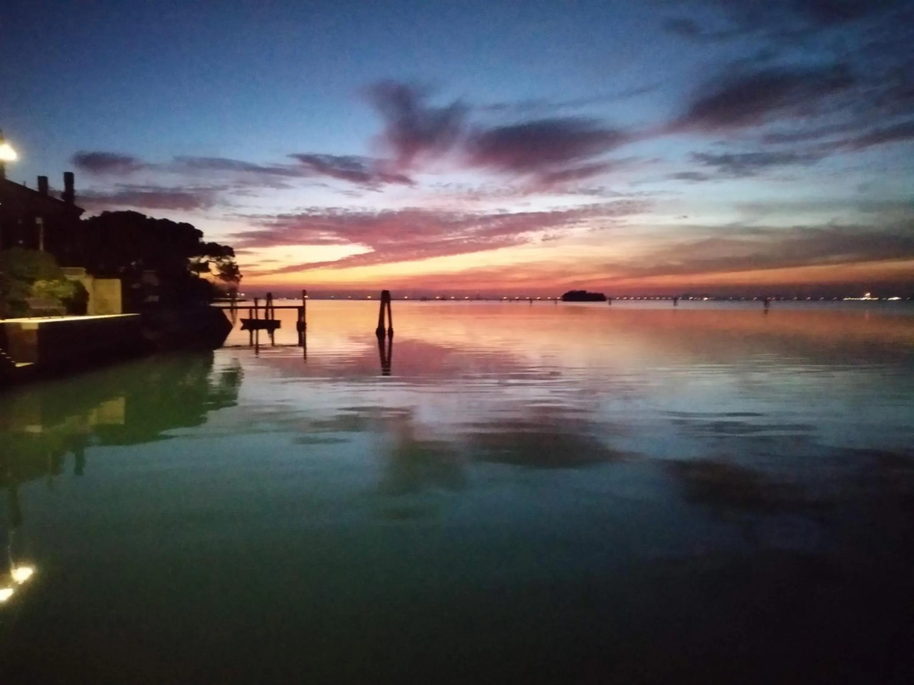 Sunset in Hotel Villa Stella