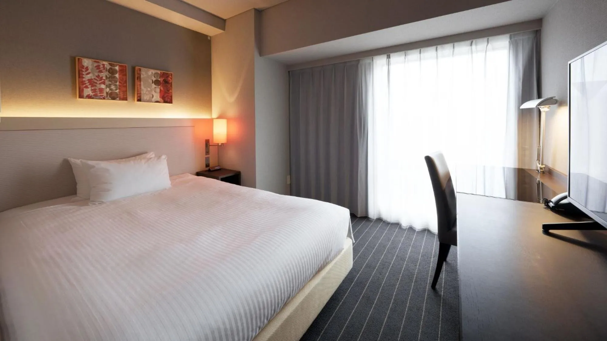 Photo of the whole room, Bed in Hotel Forza Oita