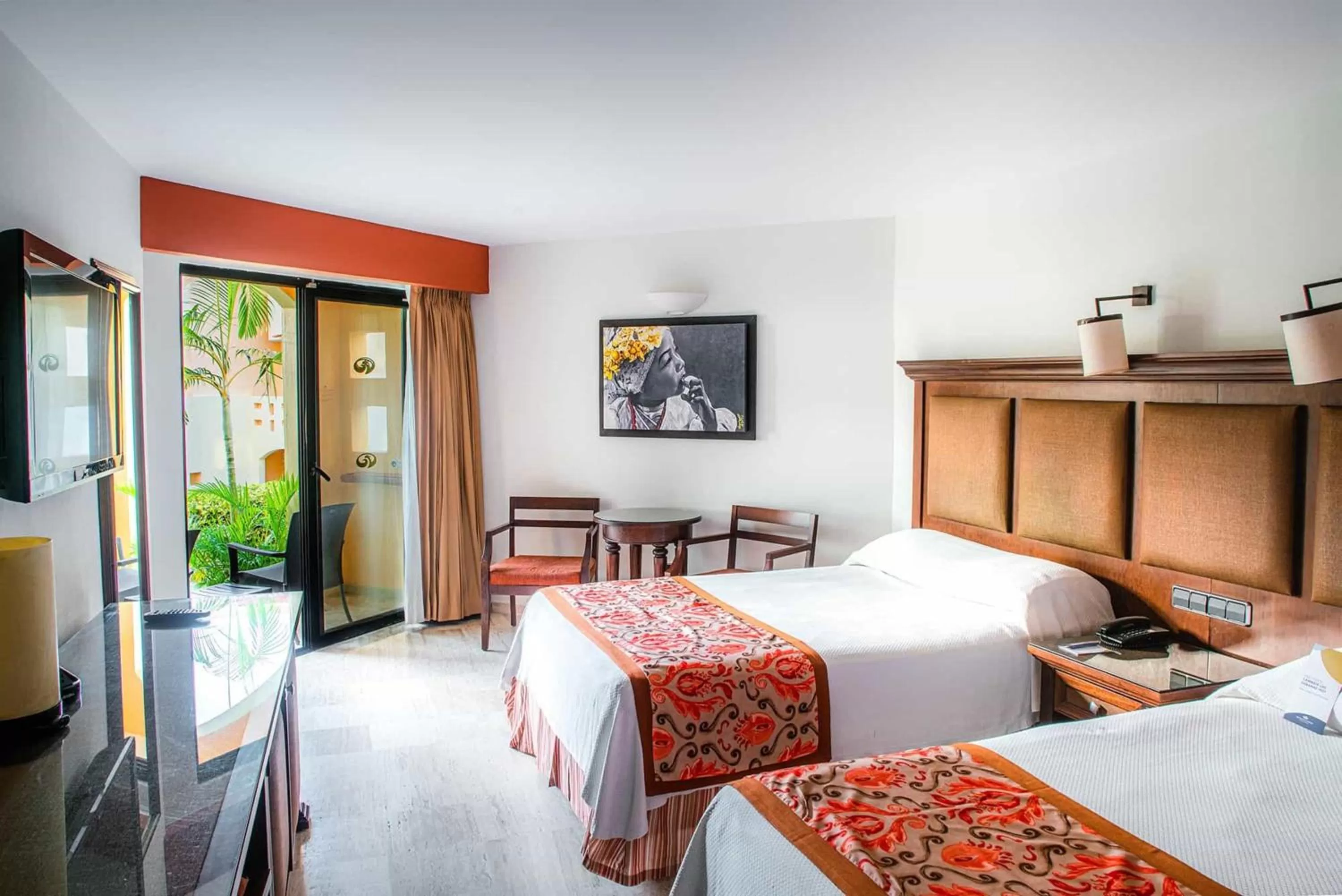 View (from property/room), Bed in Grand Palladium Vallarta Resort & Spa - All Inclusive