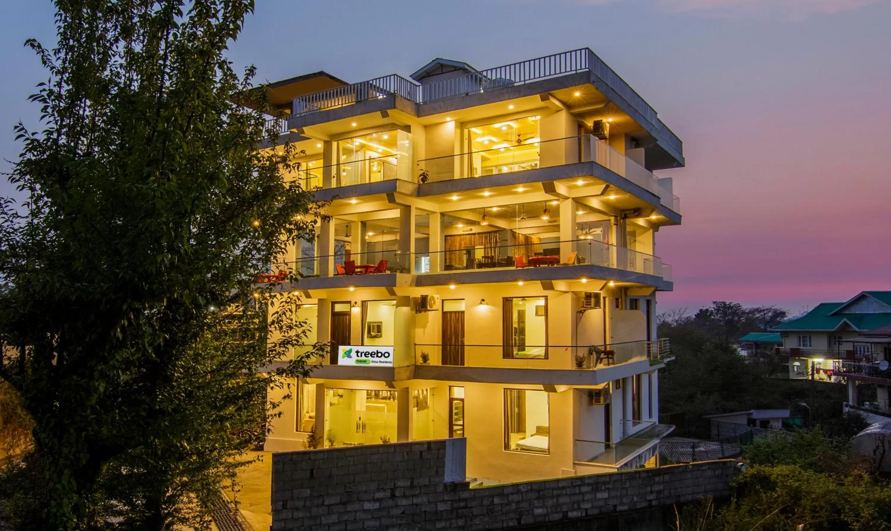 Facade/entrance in Treebo Ortus Residency