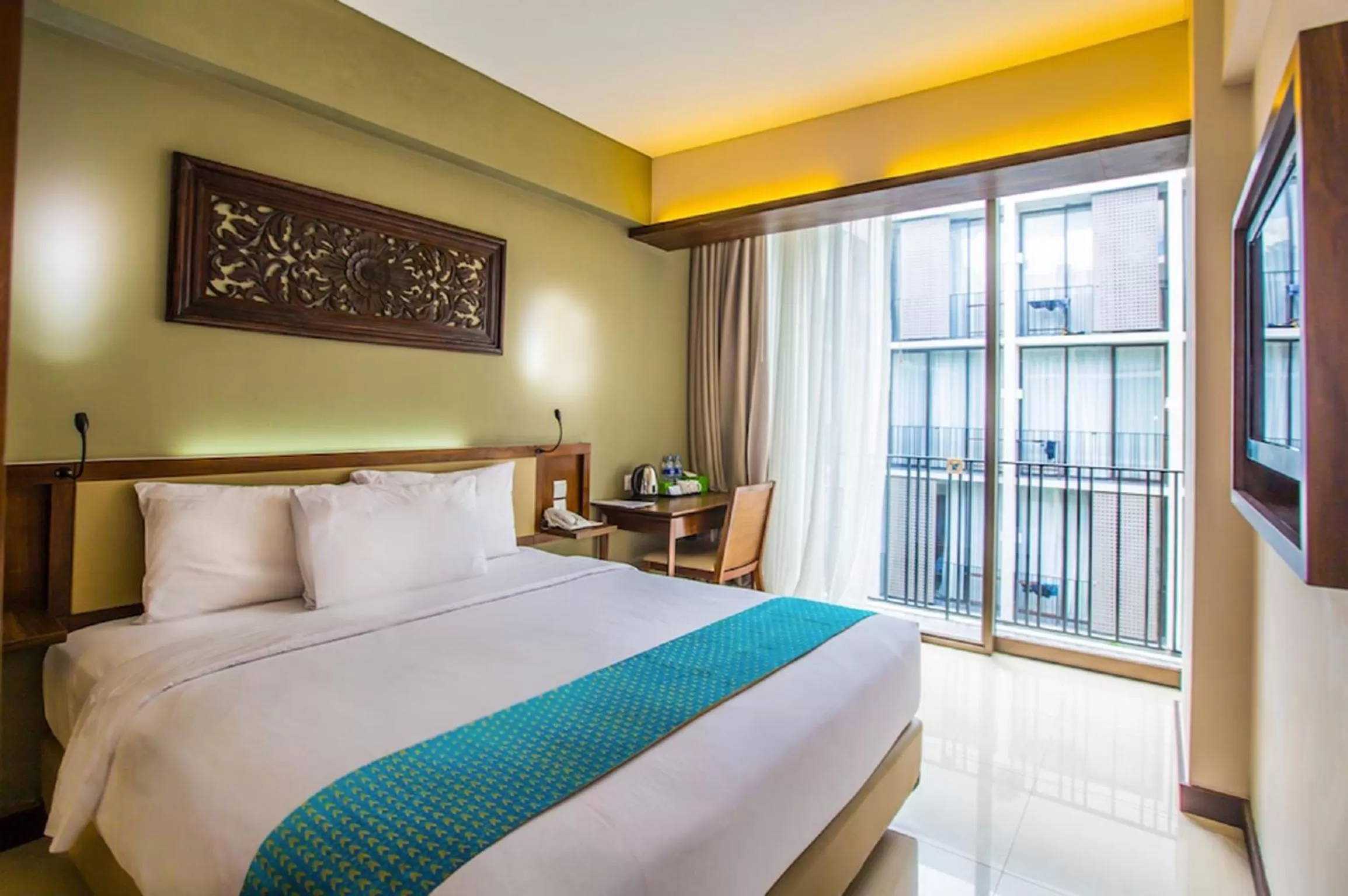 Bedroom, Bed in Hotel Terrace at Kuta