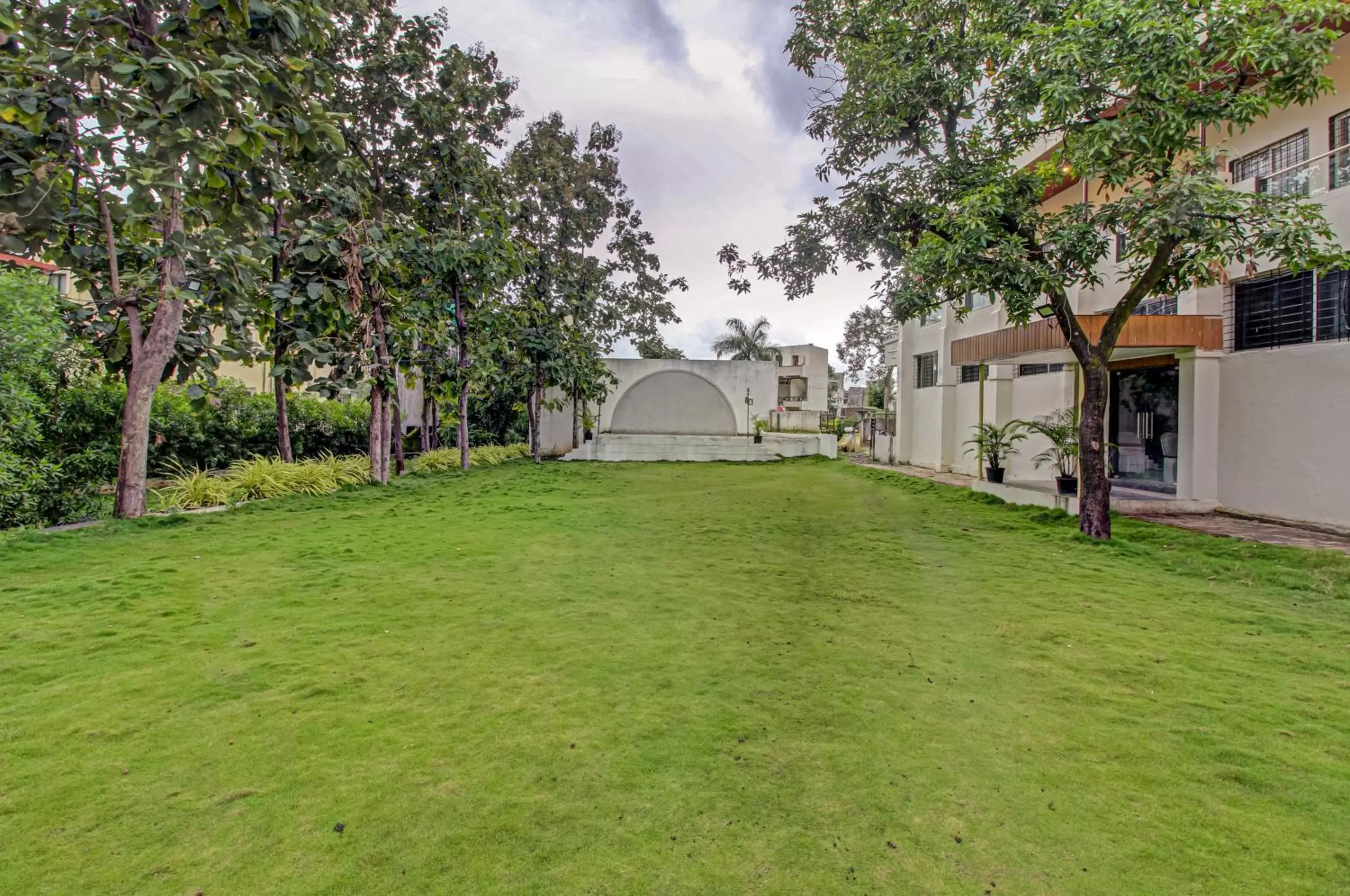 Garden view in Sai Samrat Resort