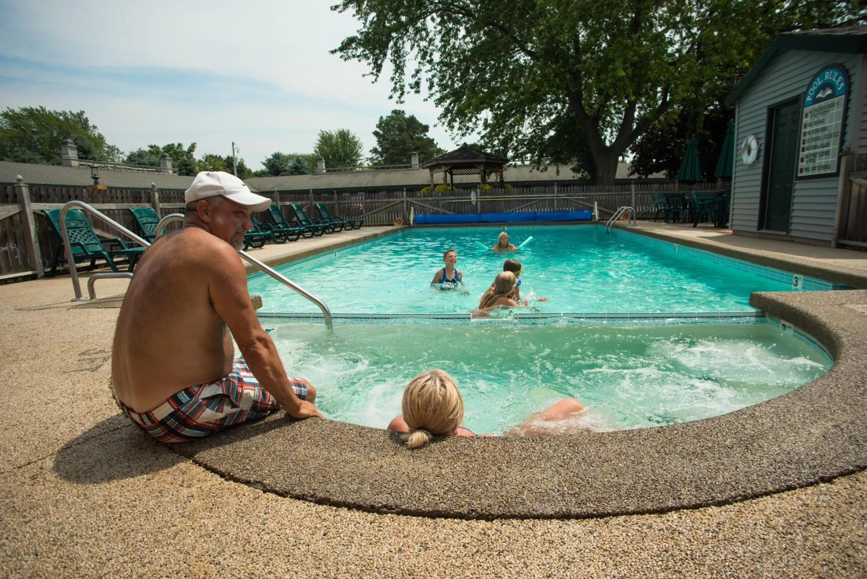 Swimming pool in Viking Arms Inn - Ludington