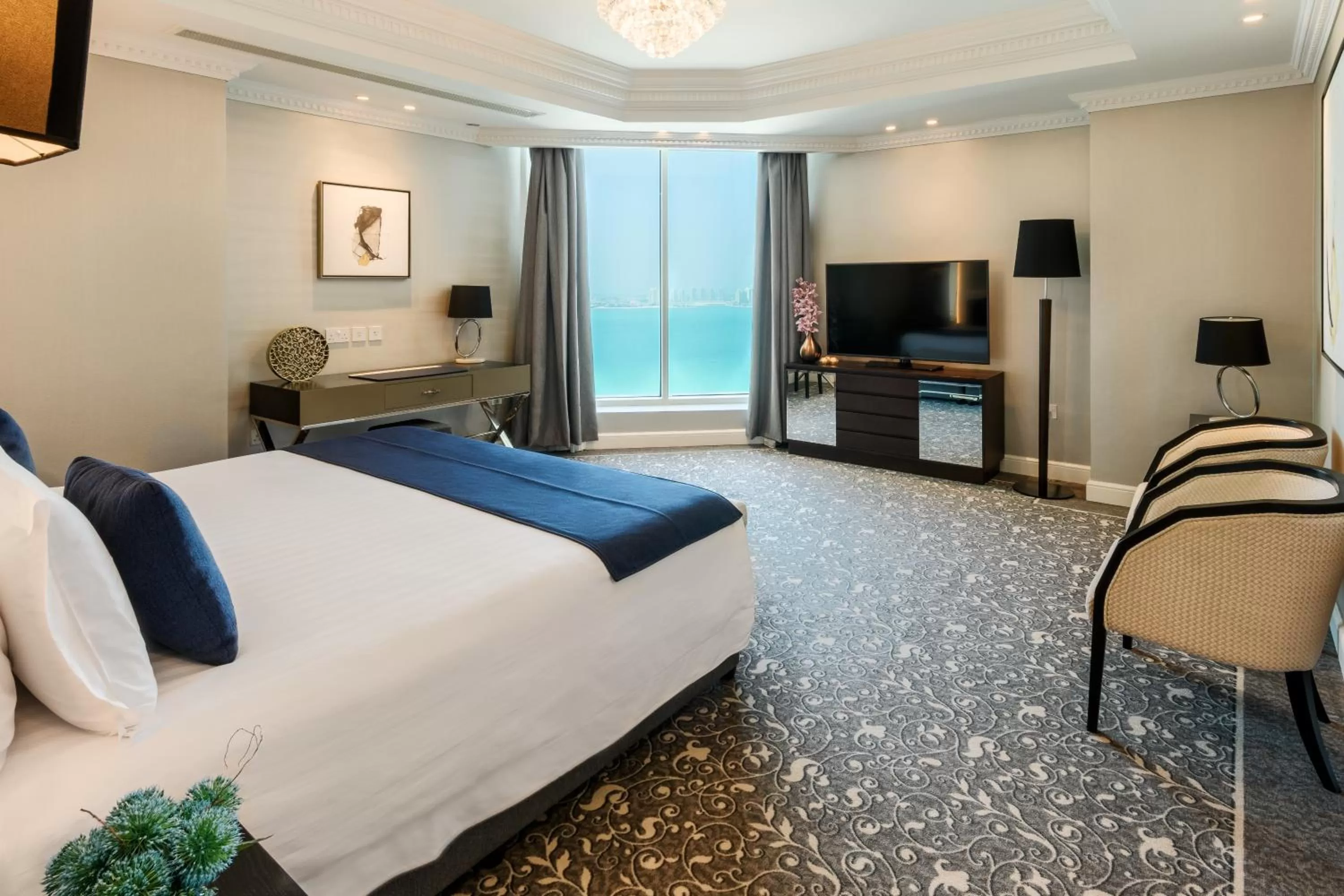 Photo of the whole room, Bed in Centara West Bay Hotel & Residences Doha