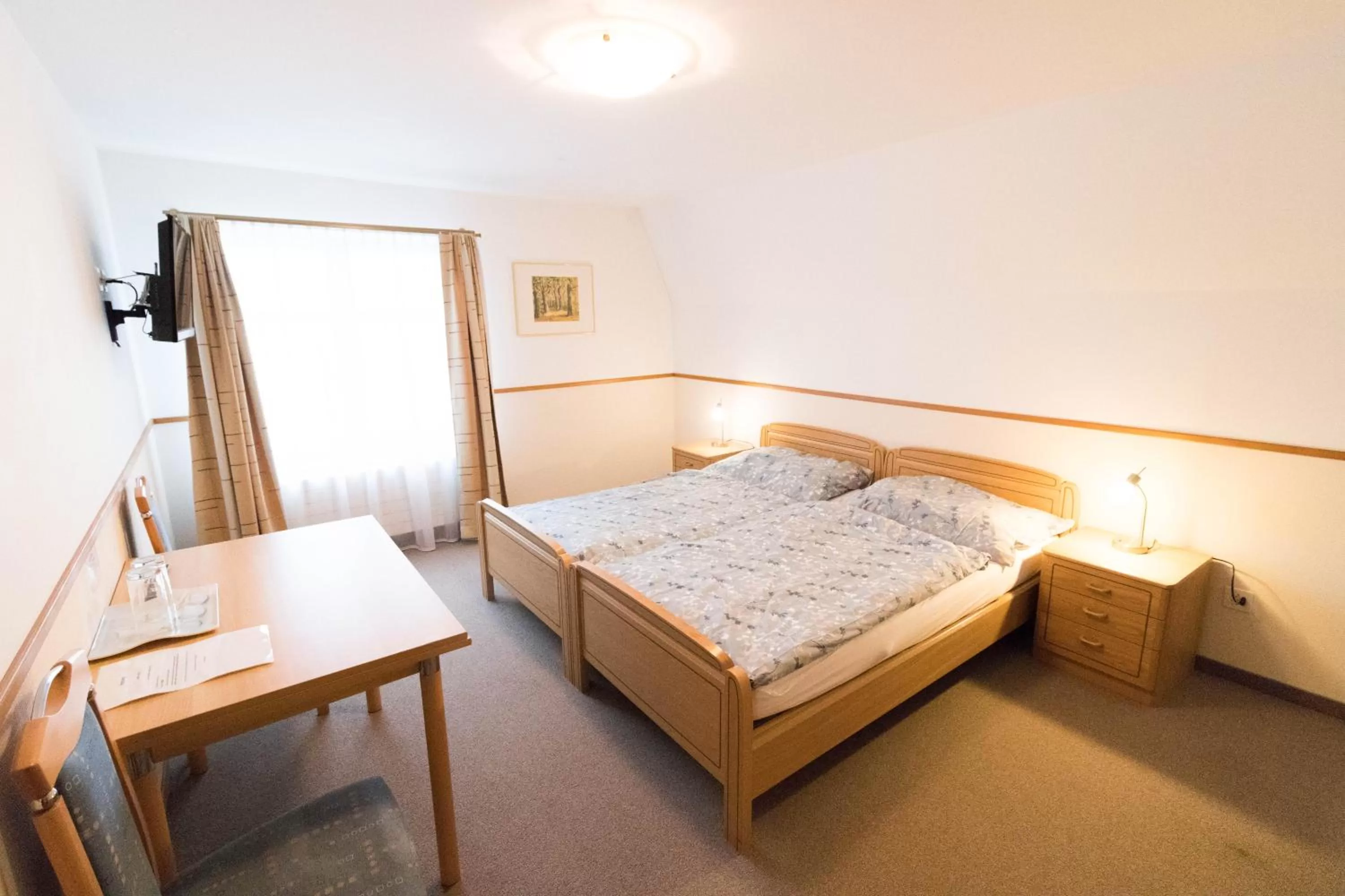 Bedroom, Bed in Gasthaus Ochsen