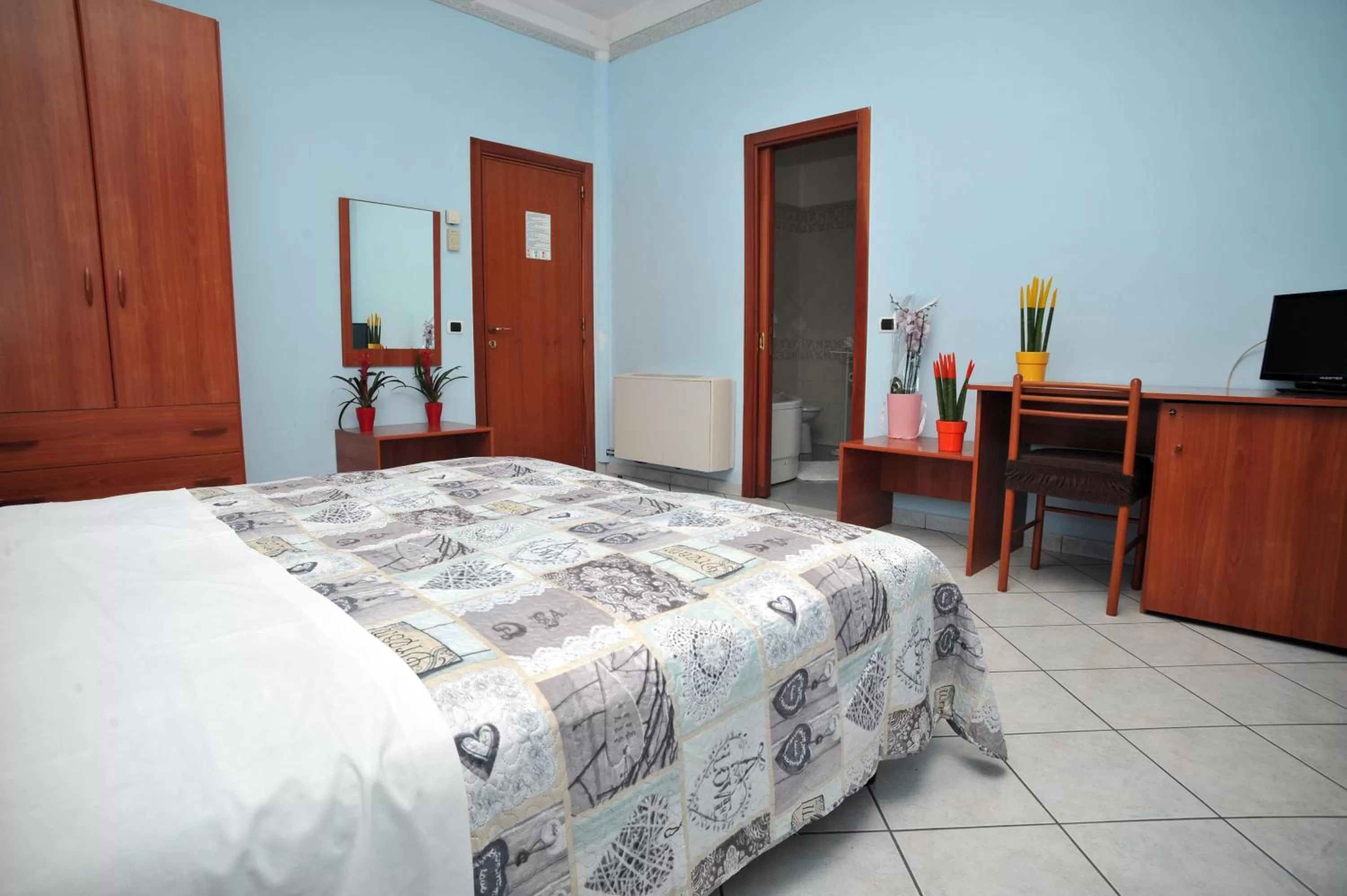 Bed in Hotel Gentile