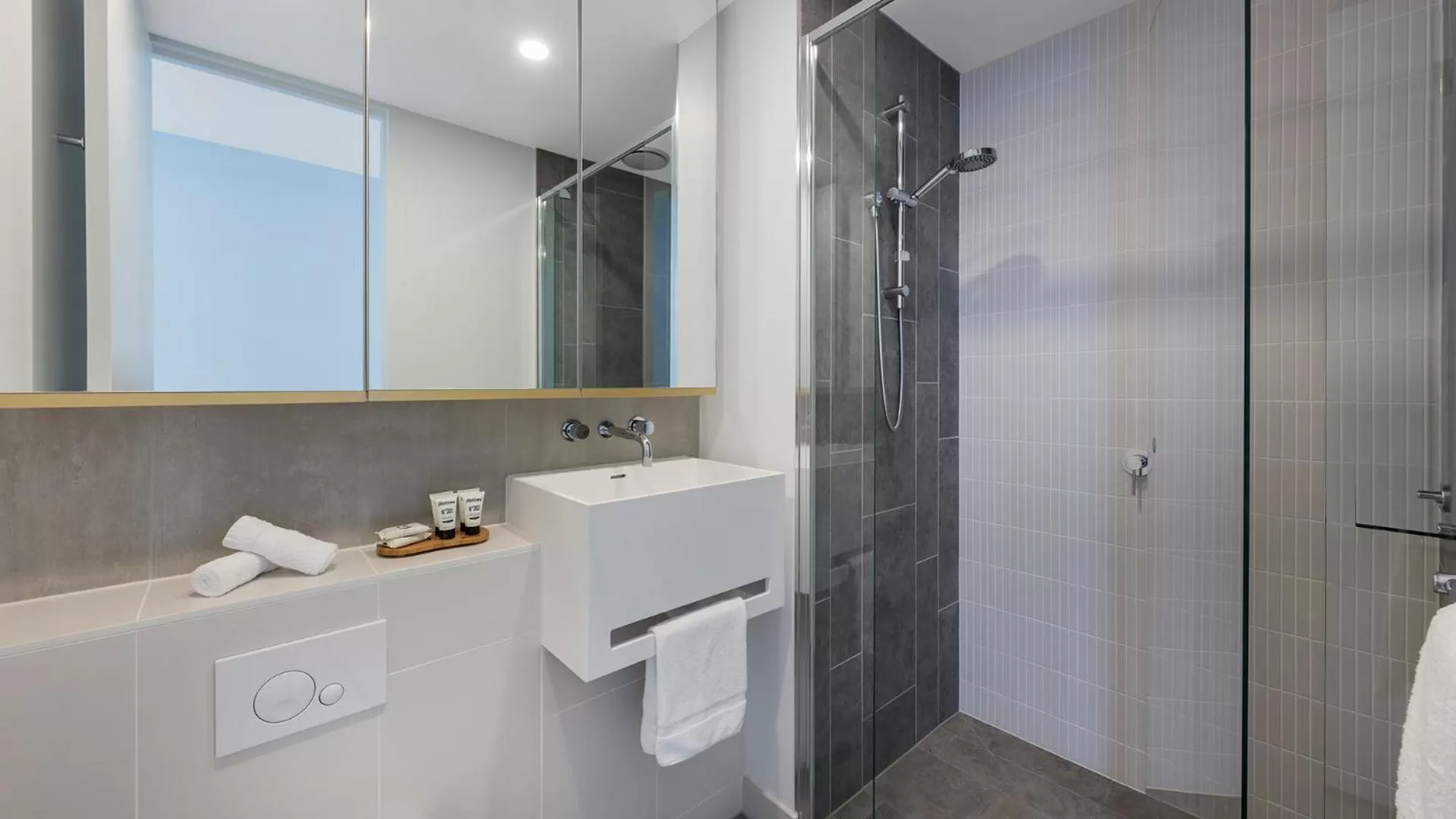 Shower in Avani Melbourne Central Residences