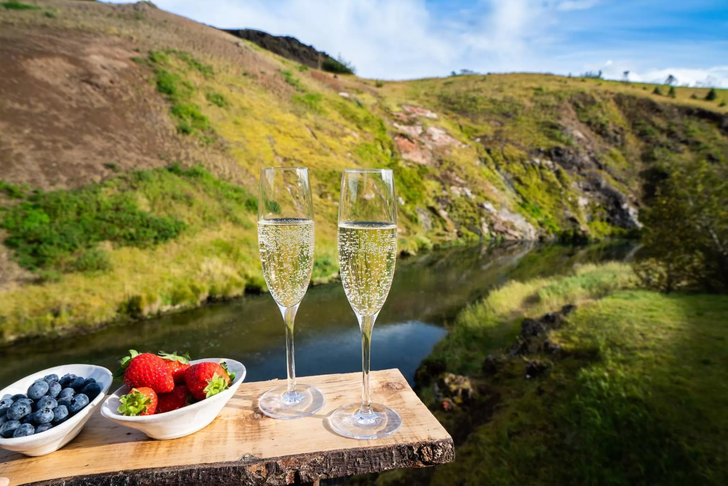 River view in Frost and Fire Hotel