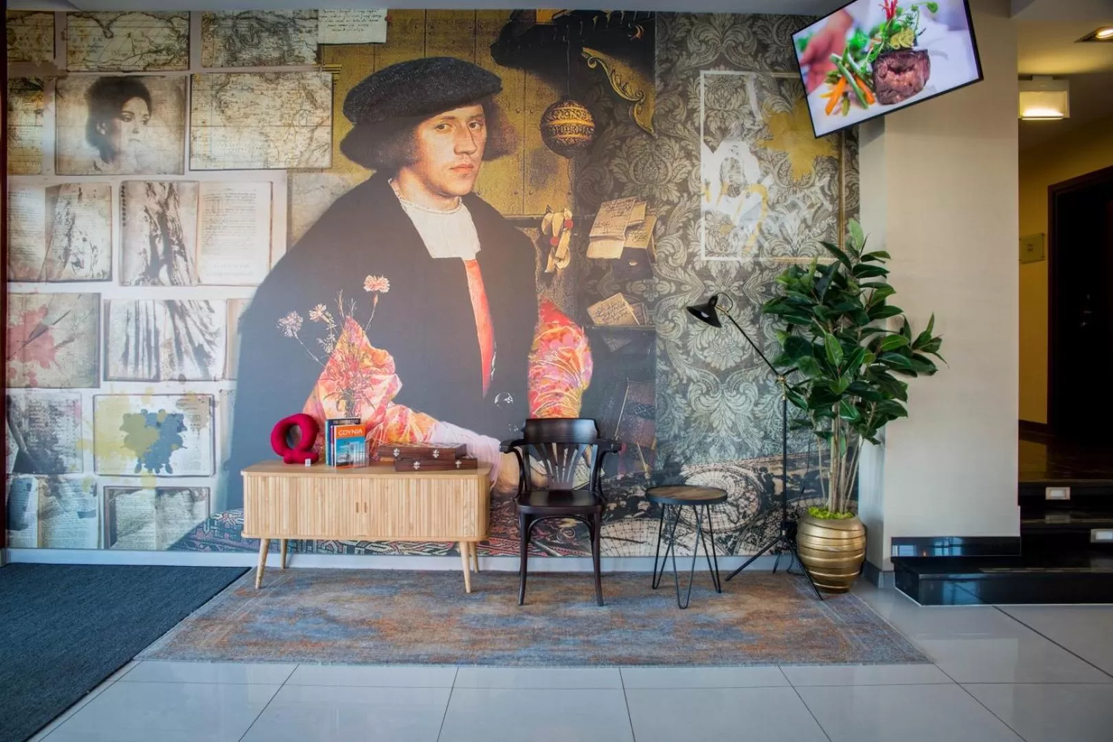 Decorative detail in Qubus Hotel Gdańsk