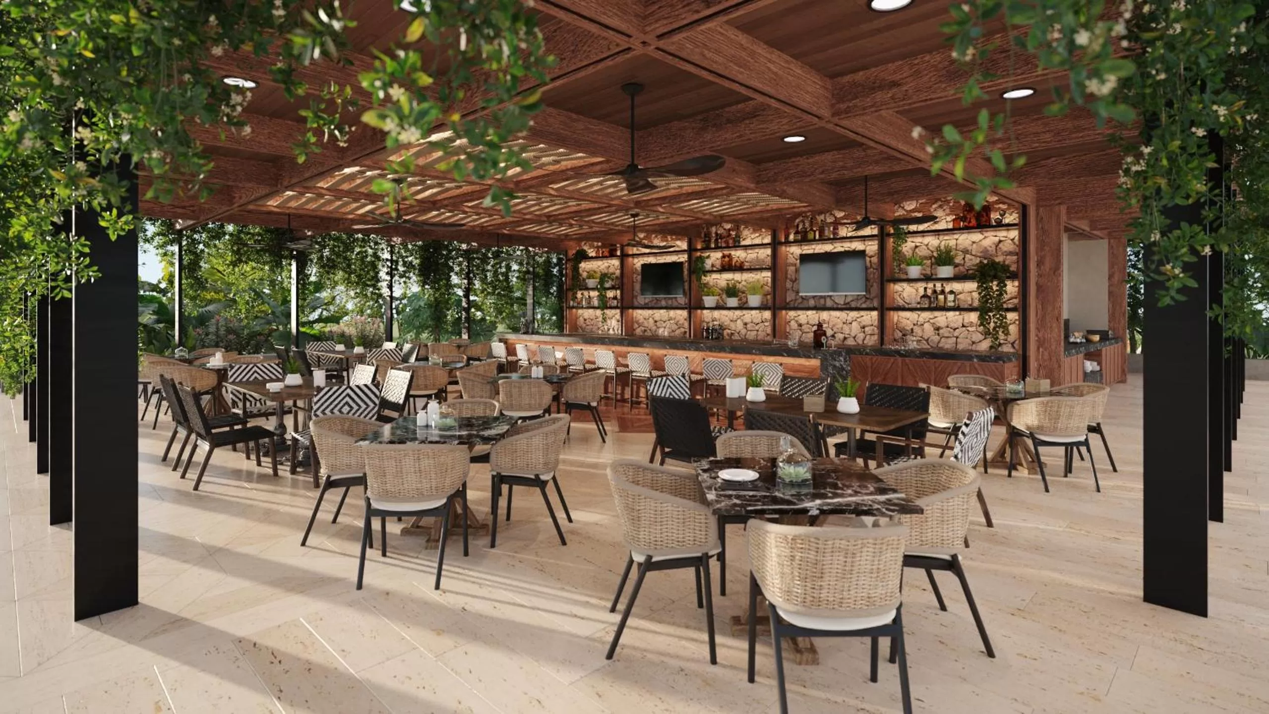 Restaurant/places to eat in Hacienda Xcanatun, Angsana Heritage Collection