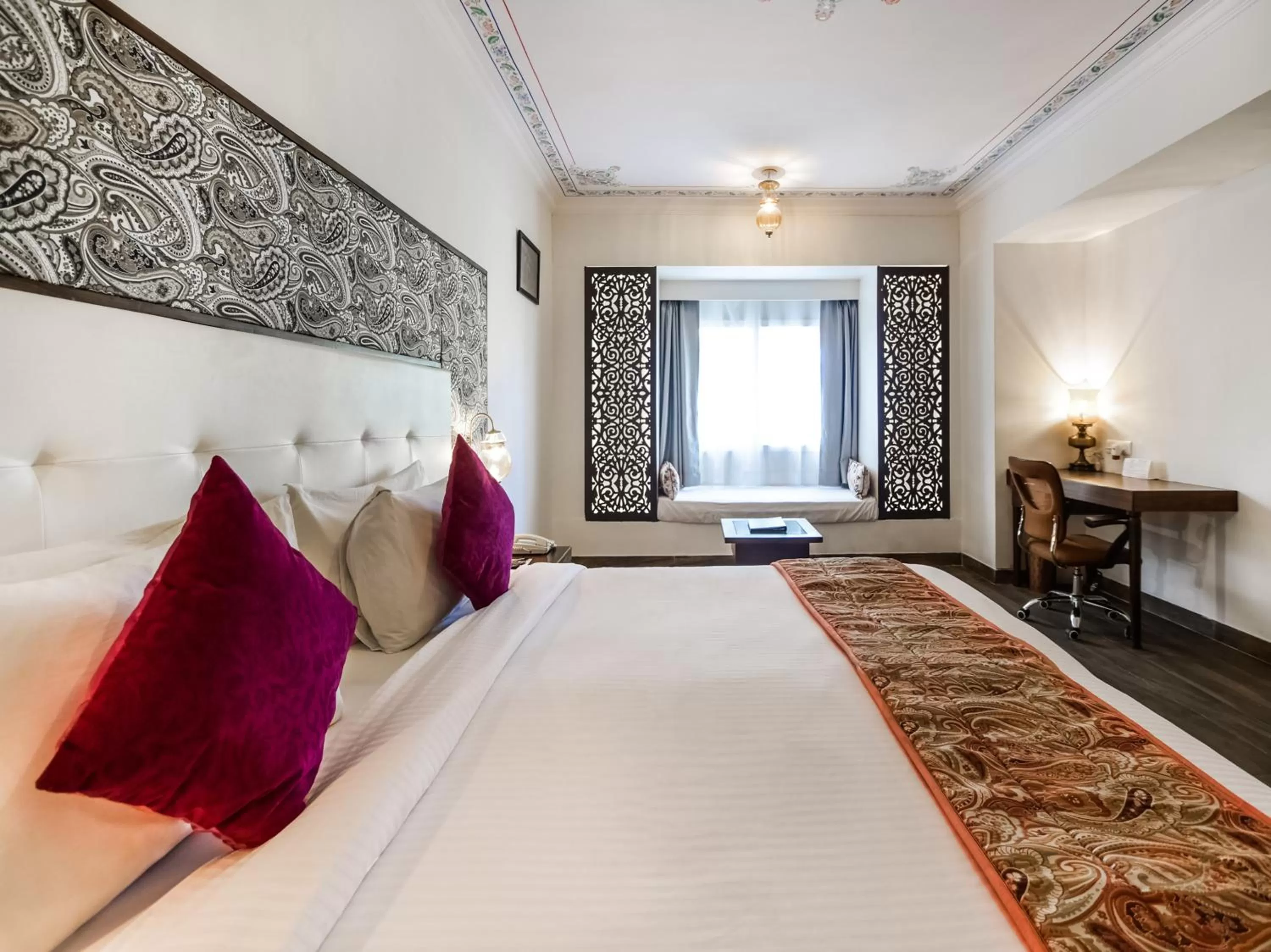 Bedroom, Bed in Bamboo Saa Resort & Spa - Udaipur