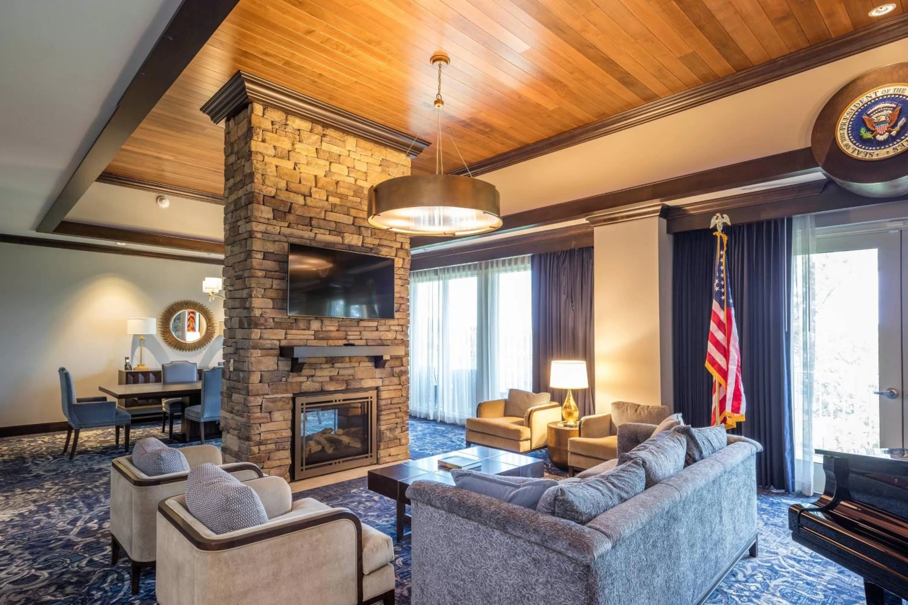 Living room in Auburn Marriott Opelika Resort & Spa at Grand National