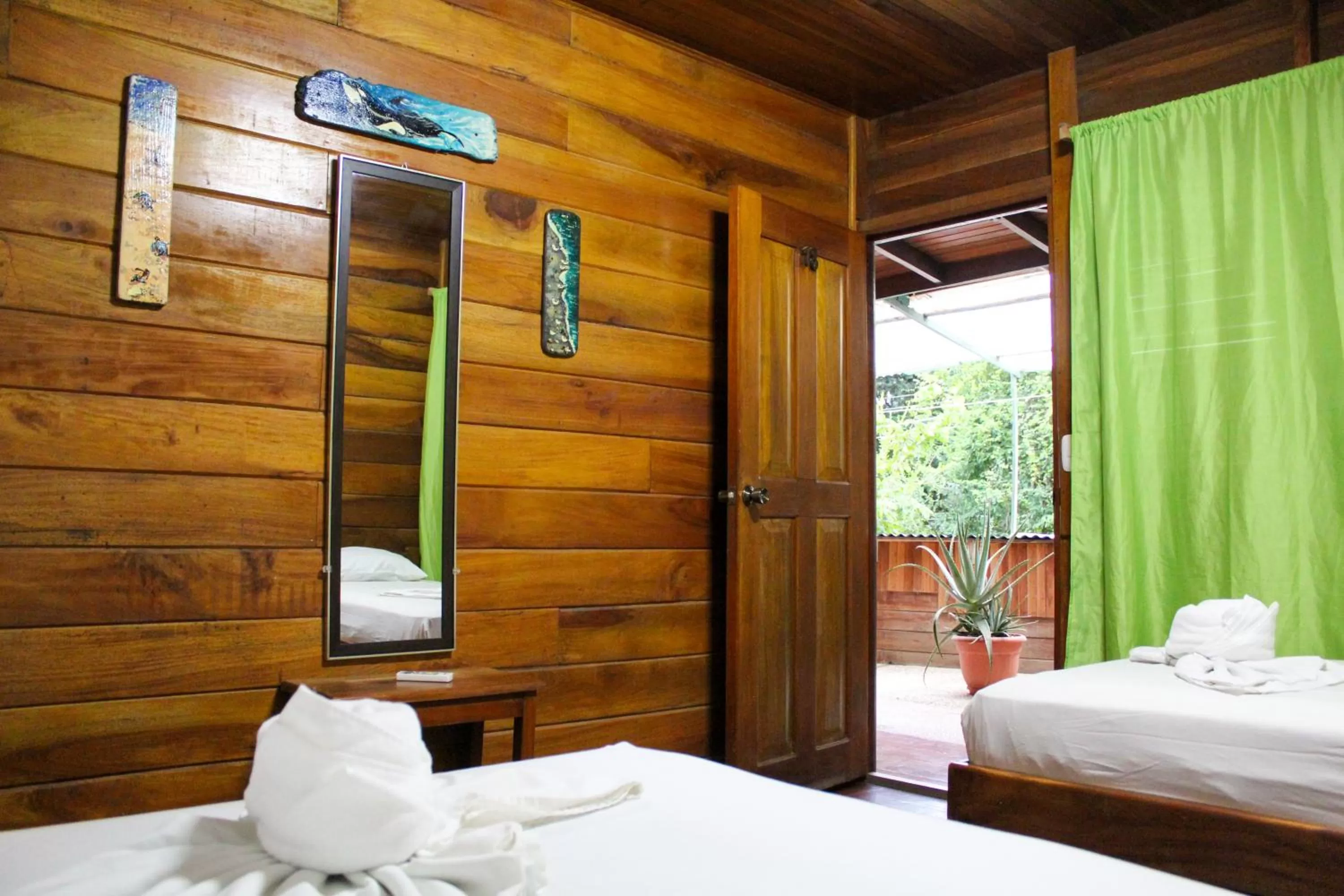 Bed in Hotel La Cascada