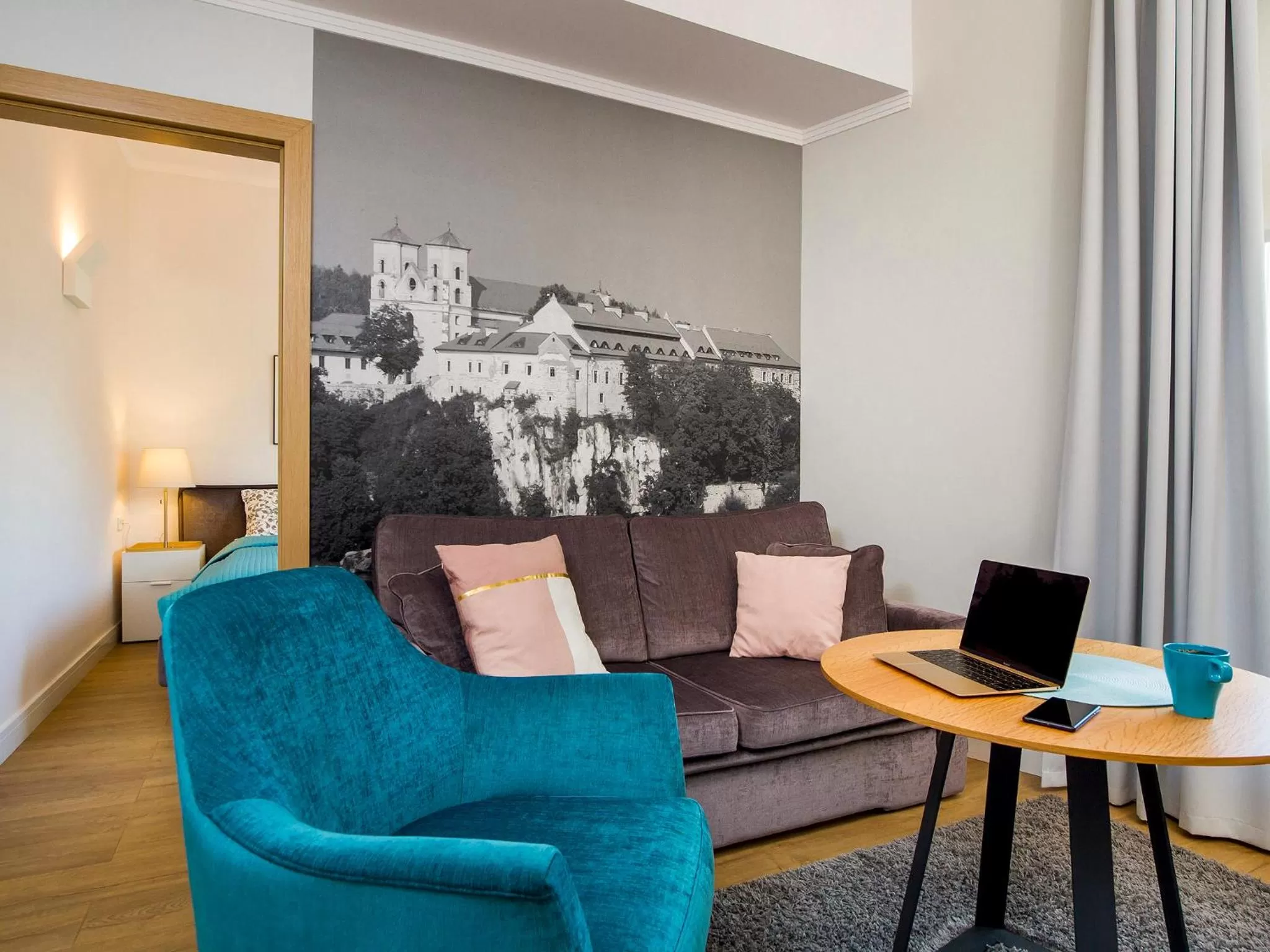 Living room in Riverside Aparthotel Cracow