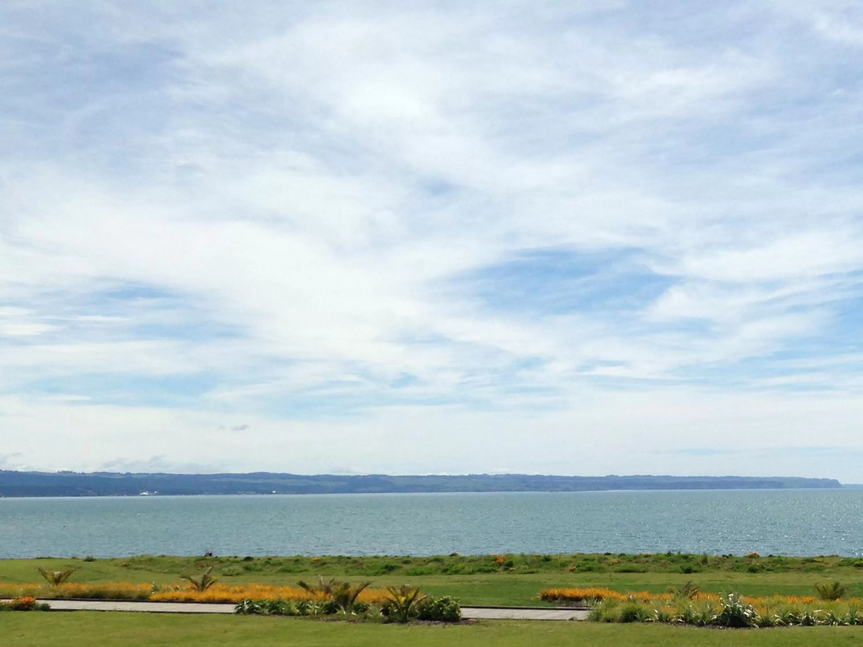Natural landscape in Harbour View Motel on Ahuriri Beach in Napier NZ with sea view suites