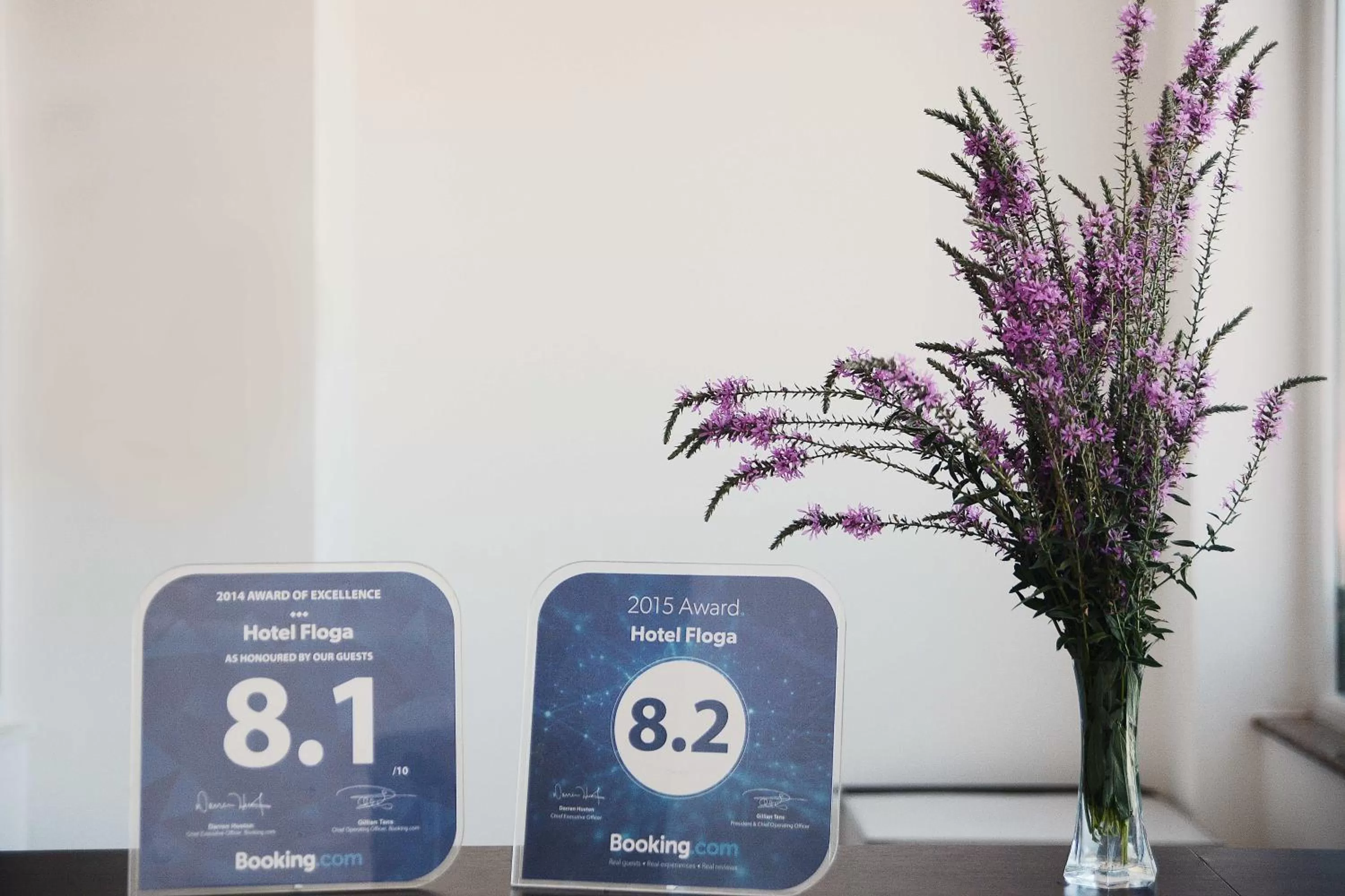 Certificate/Award, Logo/Certificate/Sign/Award in Hotel Floga