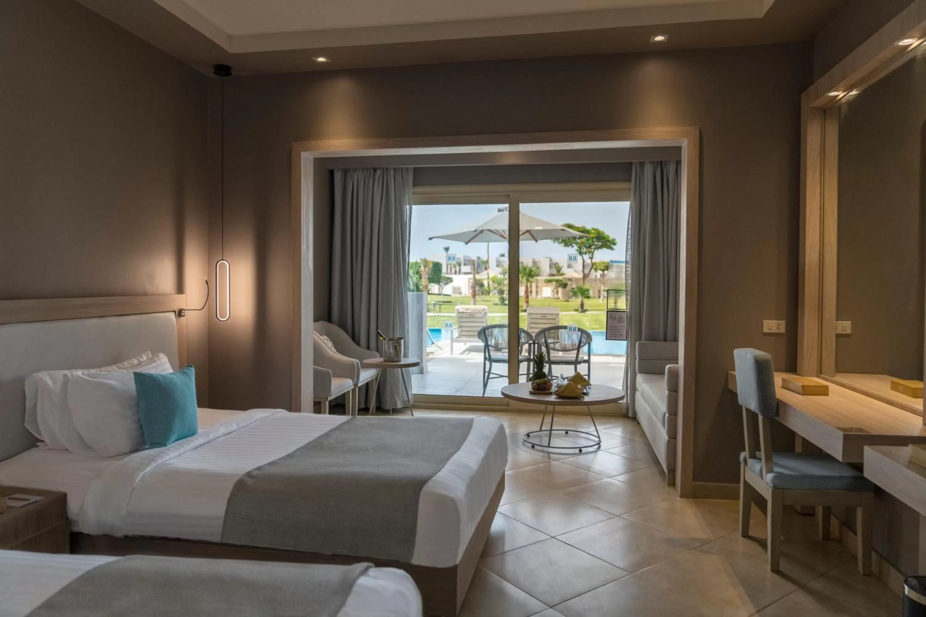 View (from property/room), Bed in Sunrise Crystal Bay Resort -Grand Select