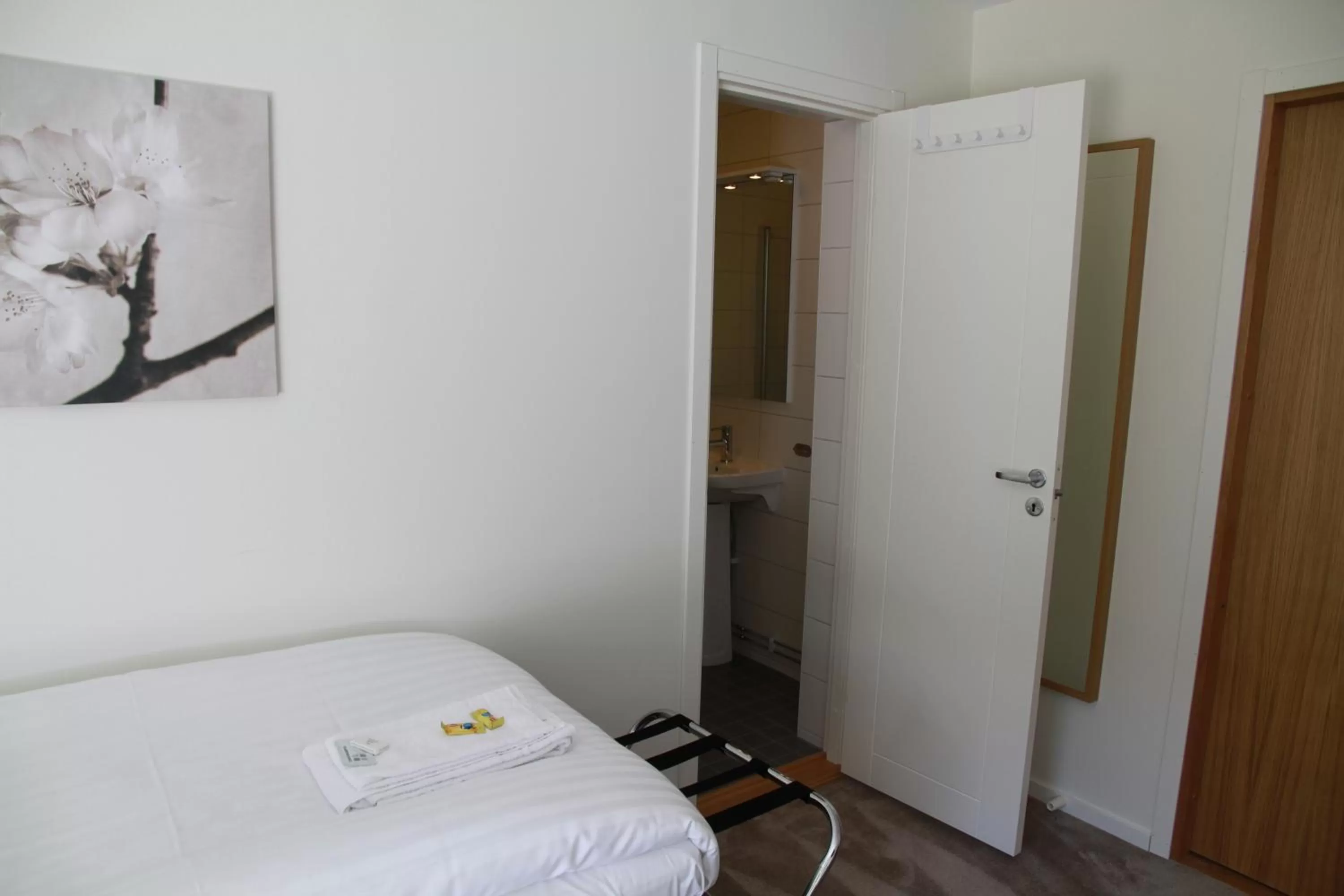 Bed in Flygplatshotellet