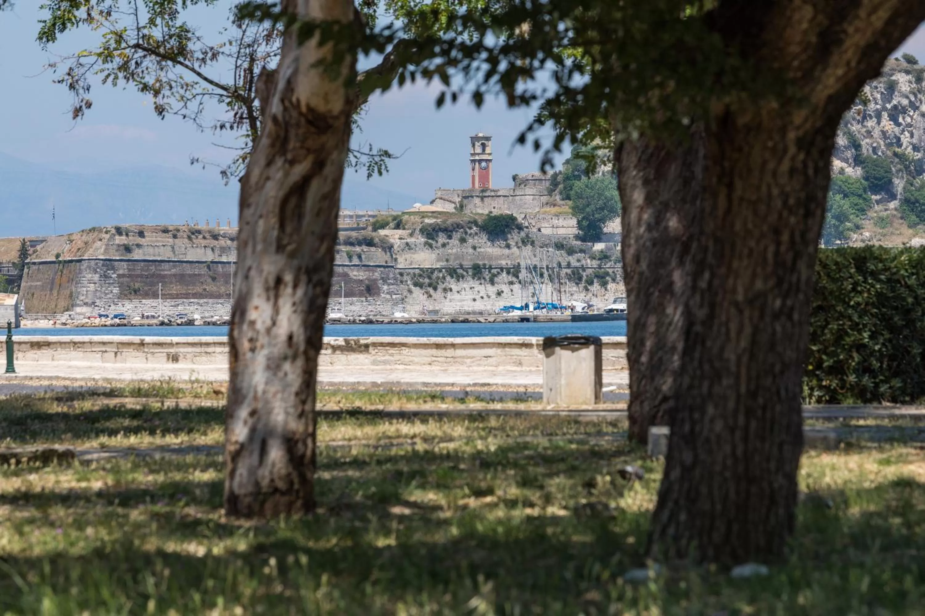Landmark view in Acanthus blue