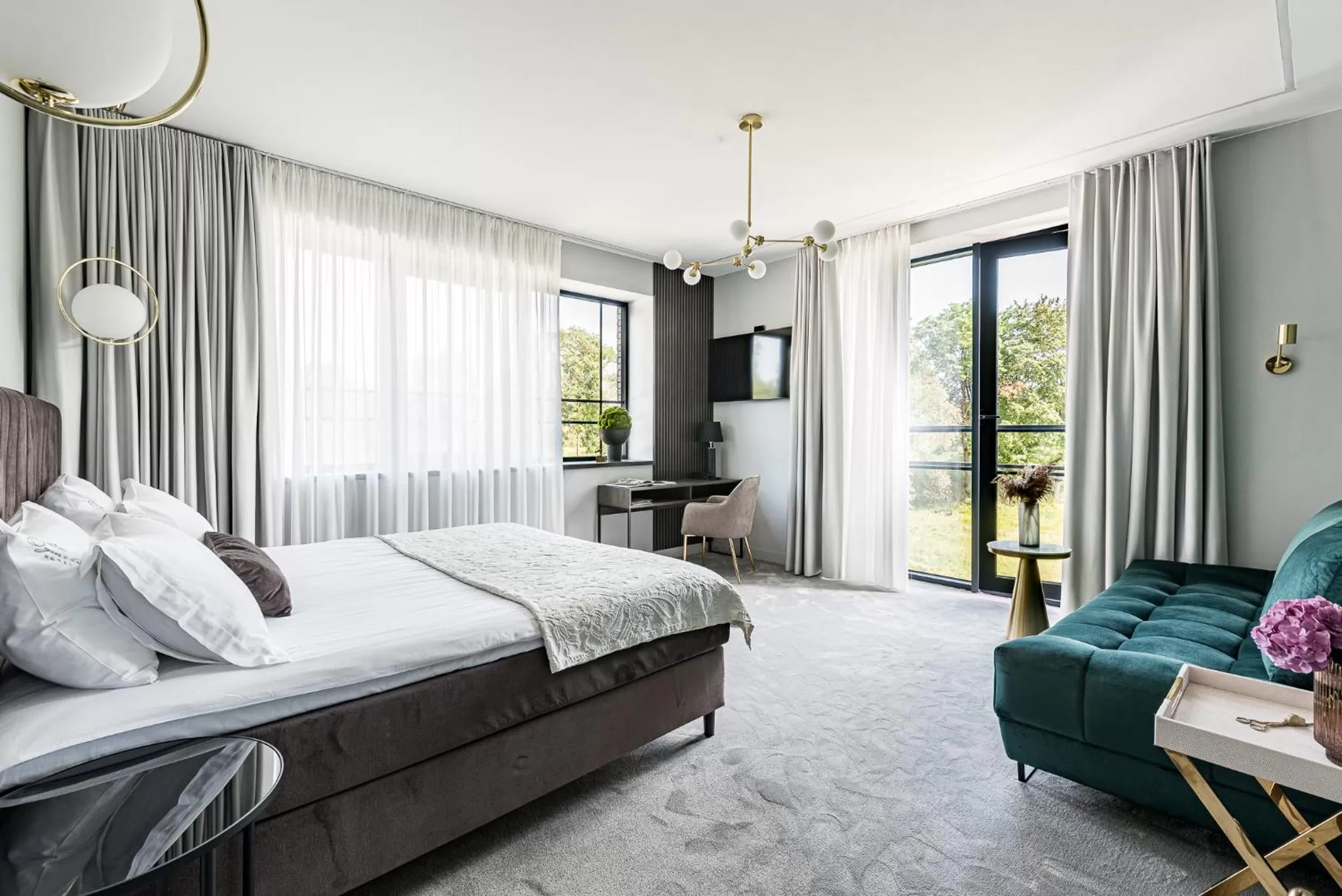 Bed in Oginski Hotel