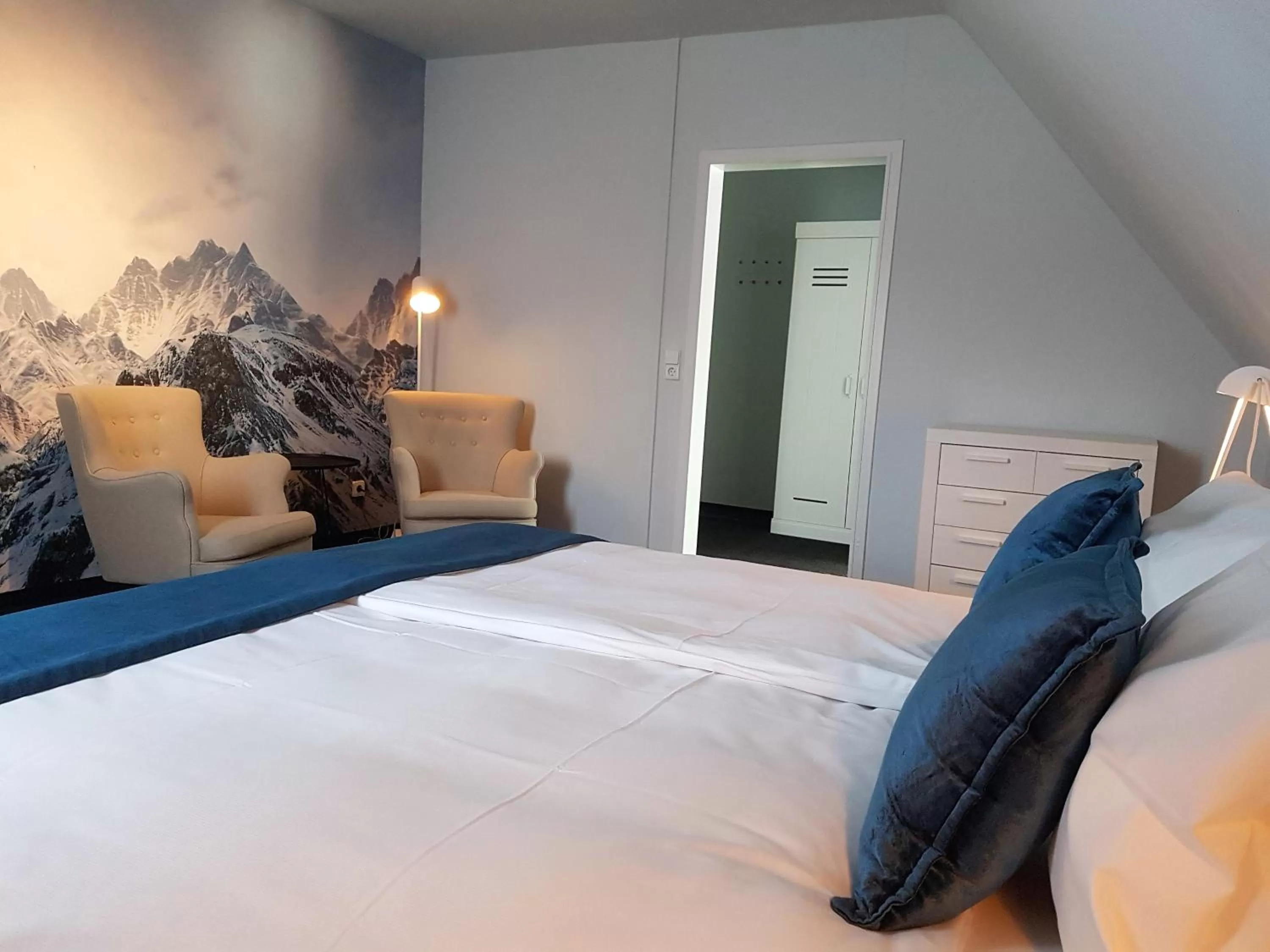 Bed in Hotel Herrloh