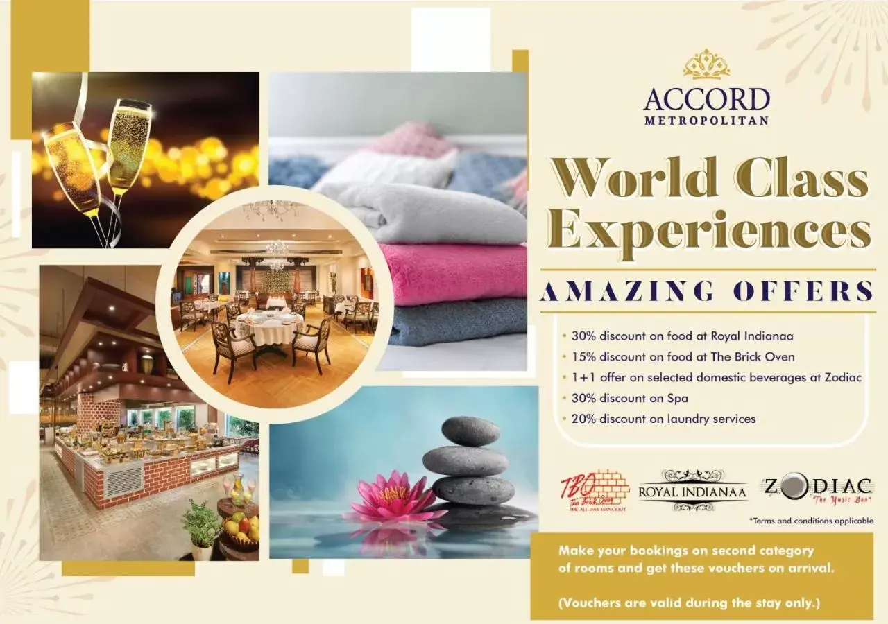 Accord Aristocracy Queen Room With 15% Off on Spa Services - single occupancy in The Accord Metropolitan Accord Aristocracy Queen Room With 15% Off on Spa Services - single occupancy in The Accord Metropolitan