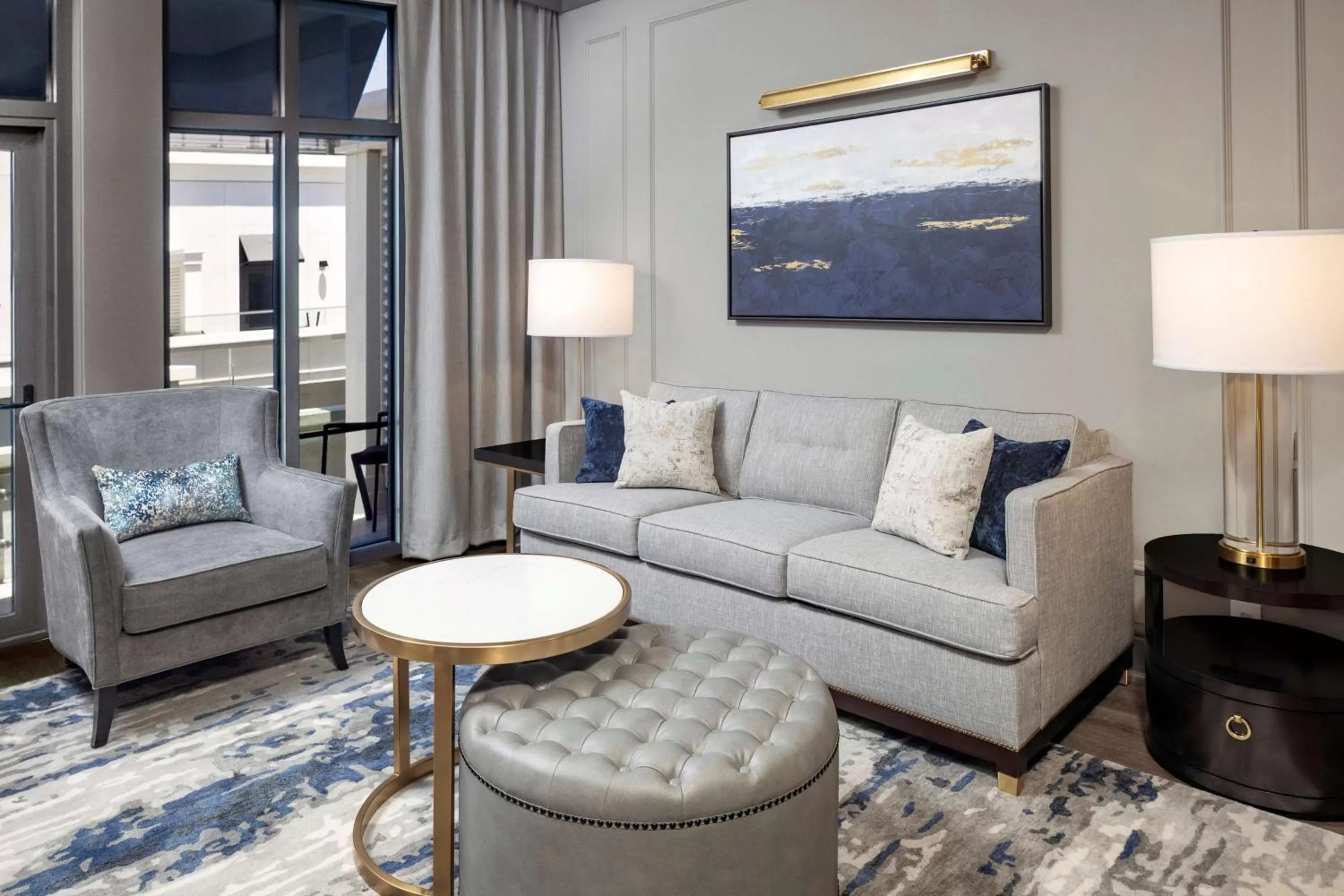 Living room in Hilton Club Liberty Place Charleston