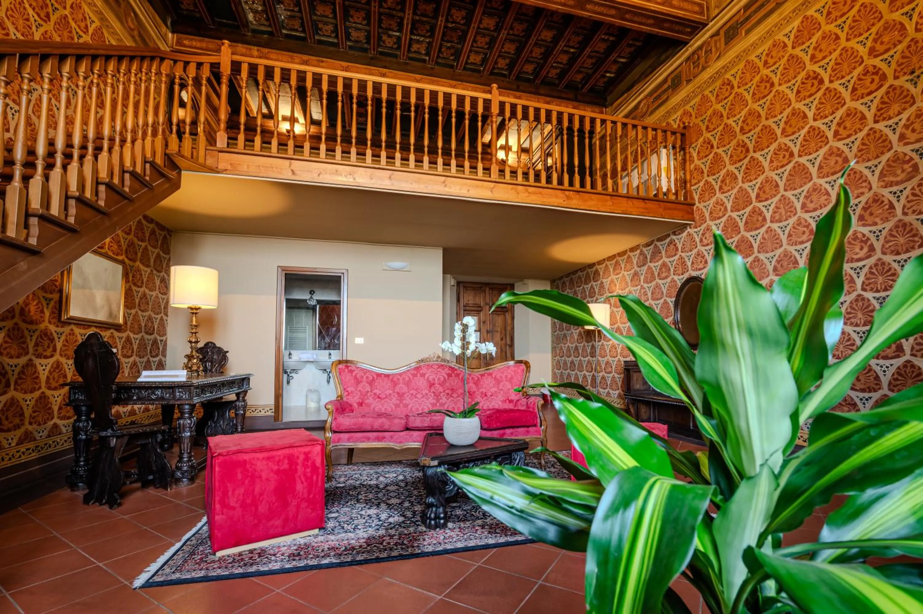 Living room in Villa Pitiana