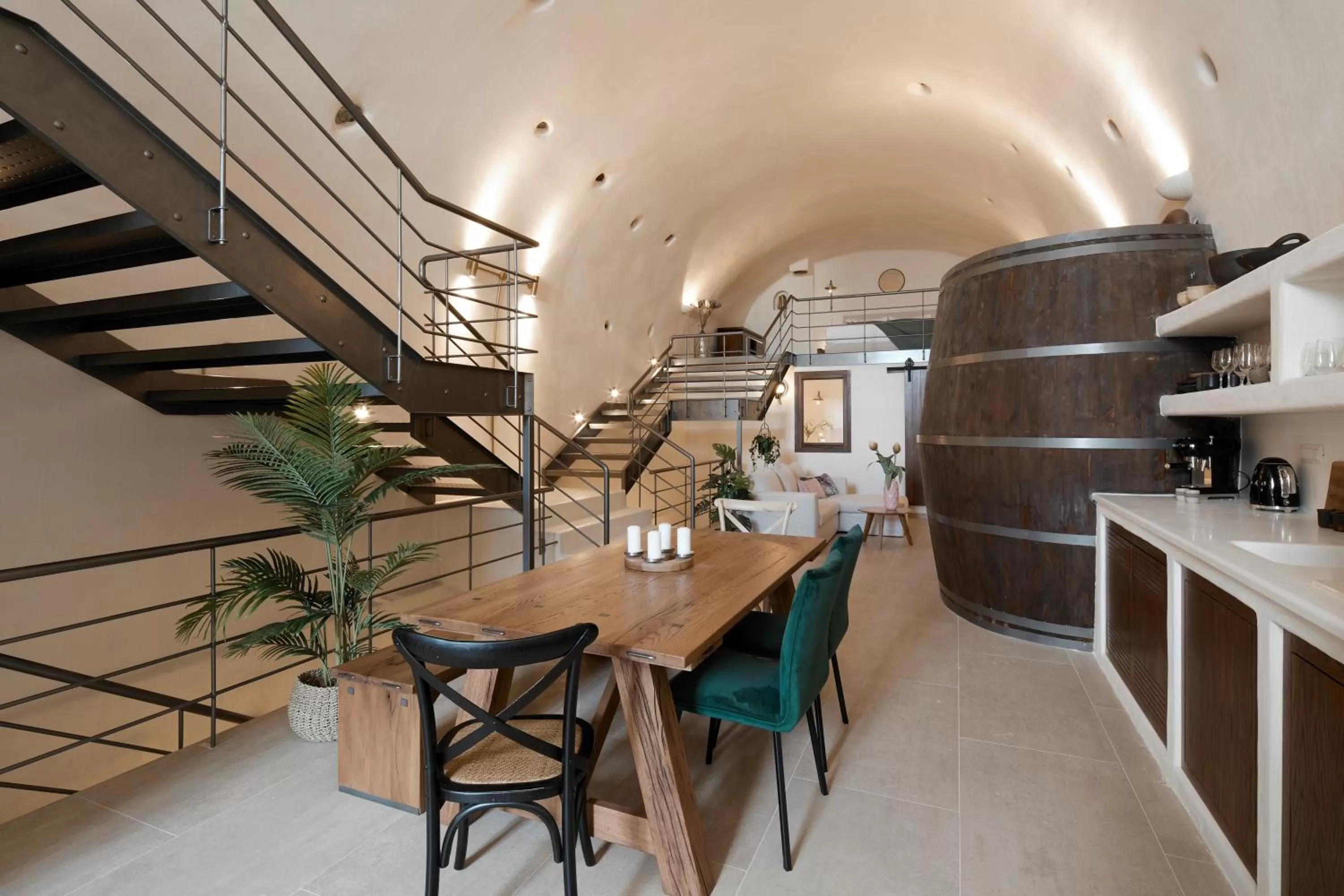 Kitchen or kitchenette in Winery Hotel 1870