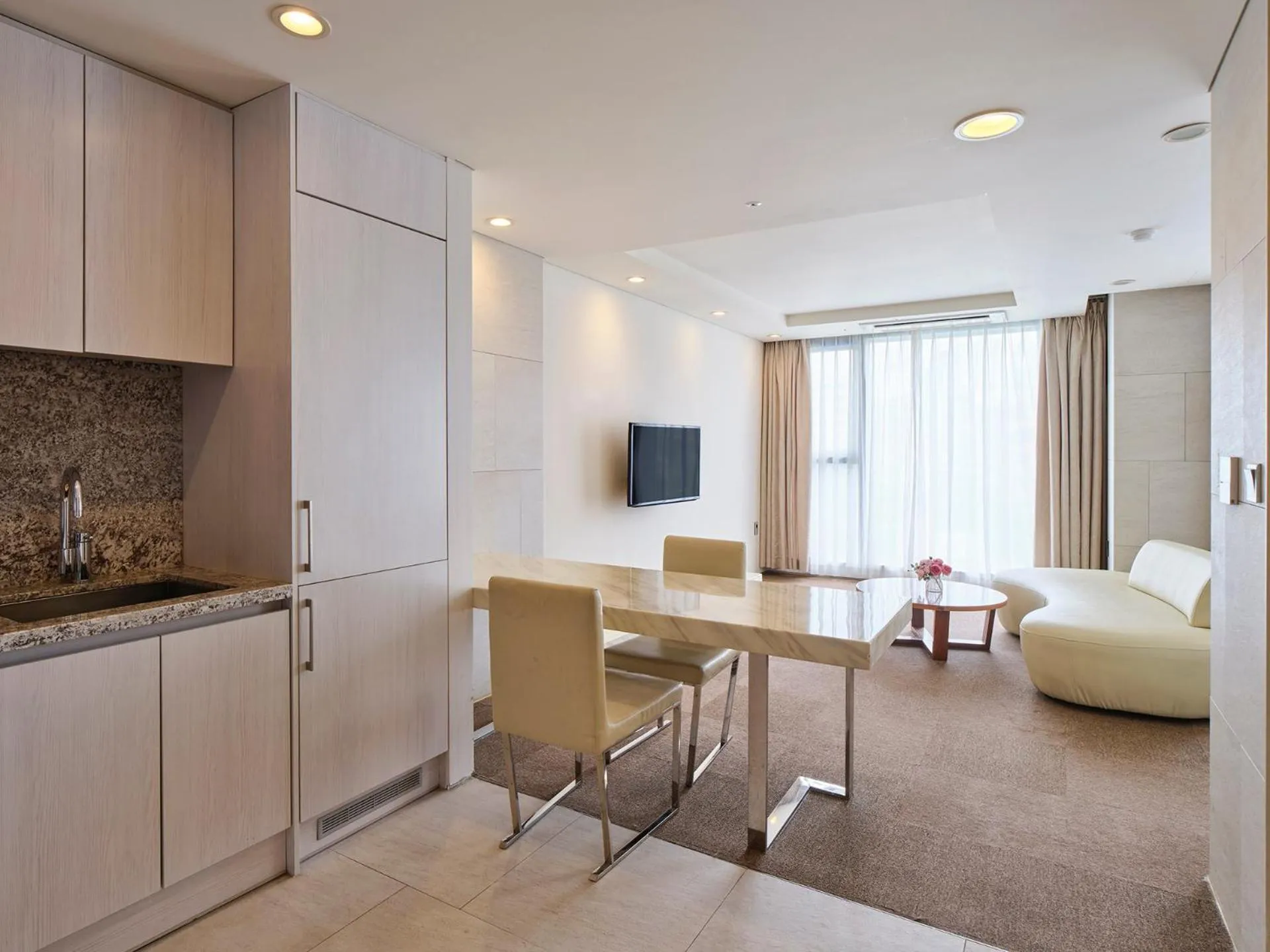 Living room in The Island Blue Hotel