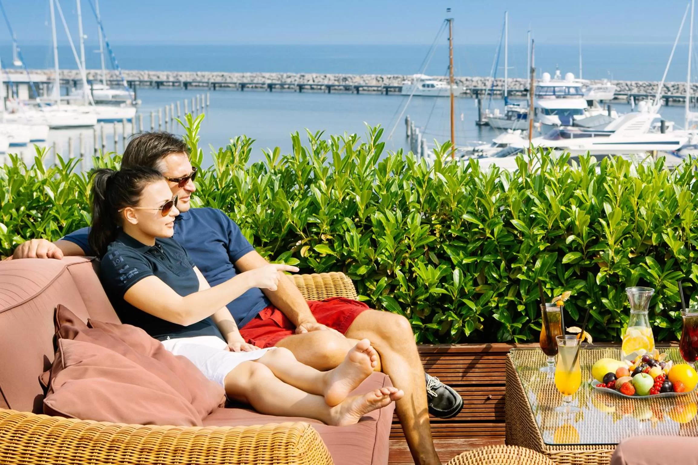 People in Yachthafenresidenz Hohe Düne