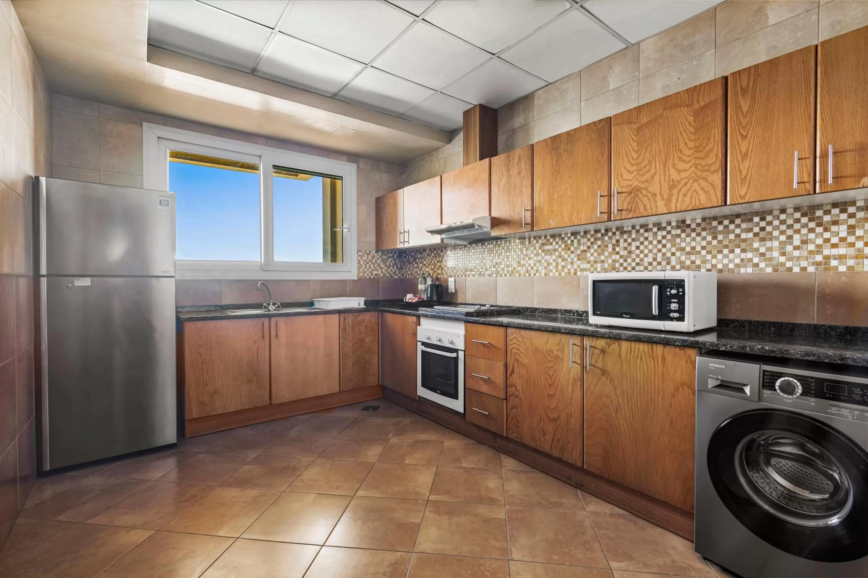 kitchen in Al Khoory Hotel Apartments Al Barsha