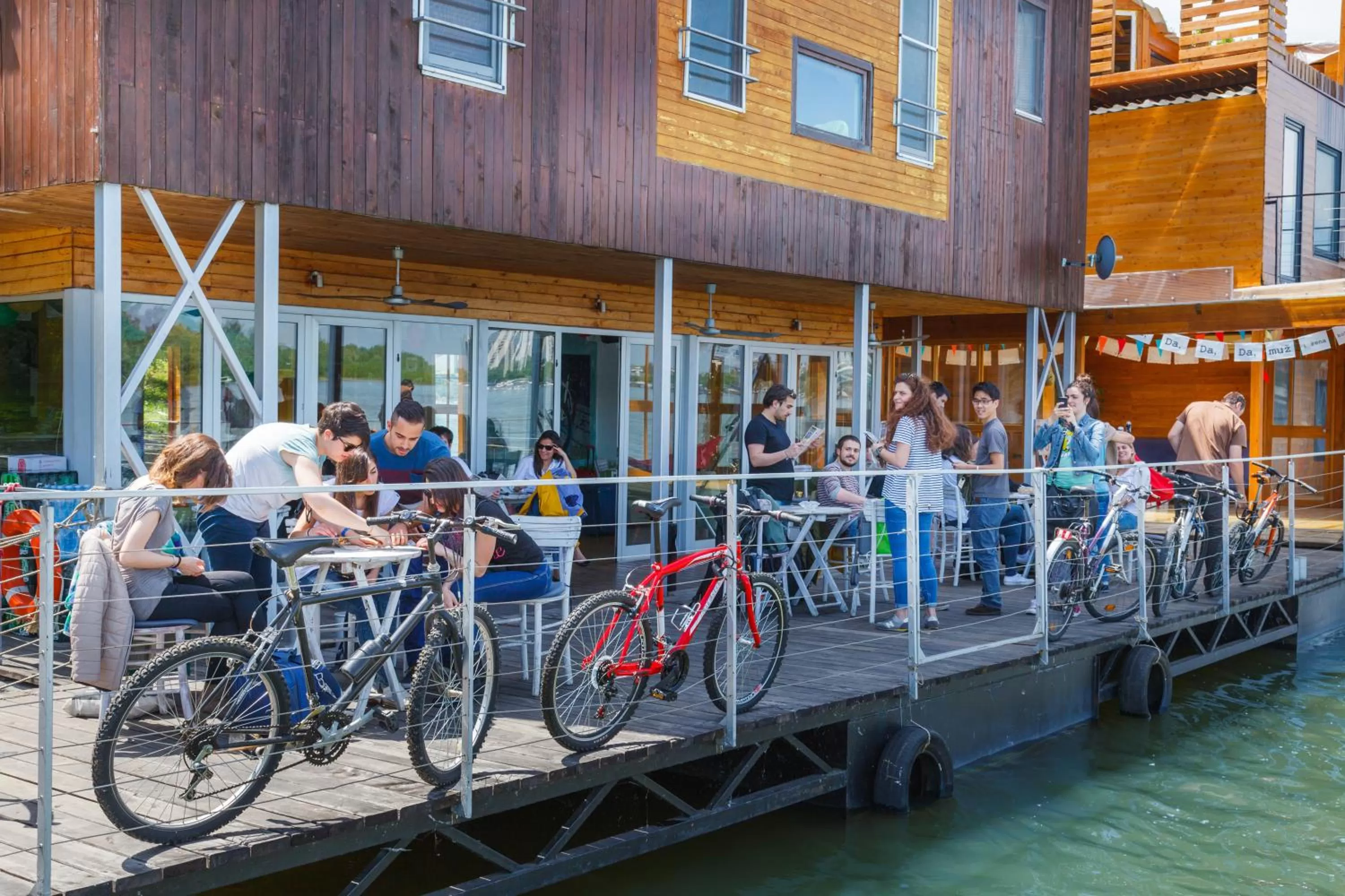 group of guests in ArkaBarka 2- Floating Dream Rooms and Apartments