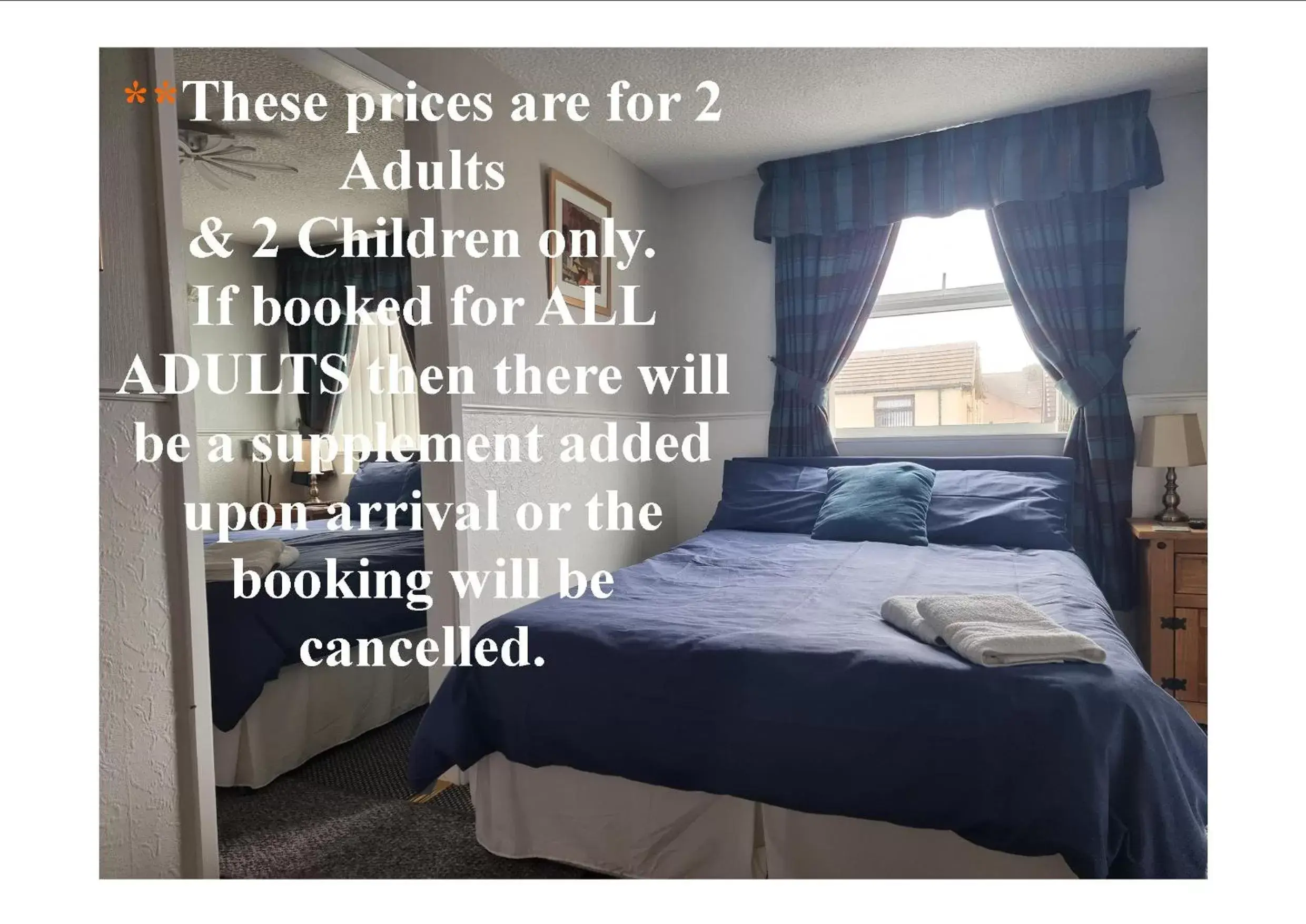 Standard Quadruple Room in Thornhill Blackpool Standard Quadruple Room in Thornhill Blackpool