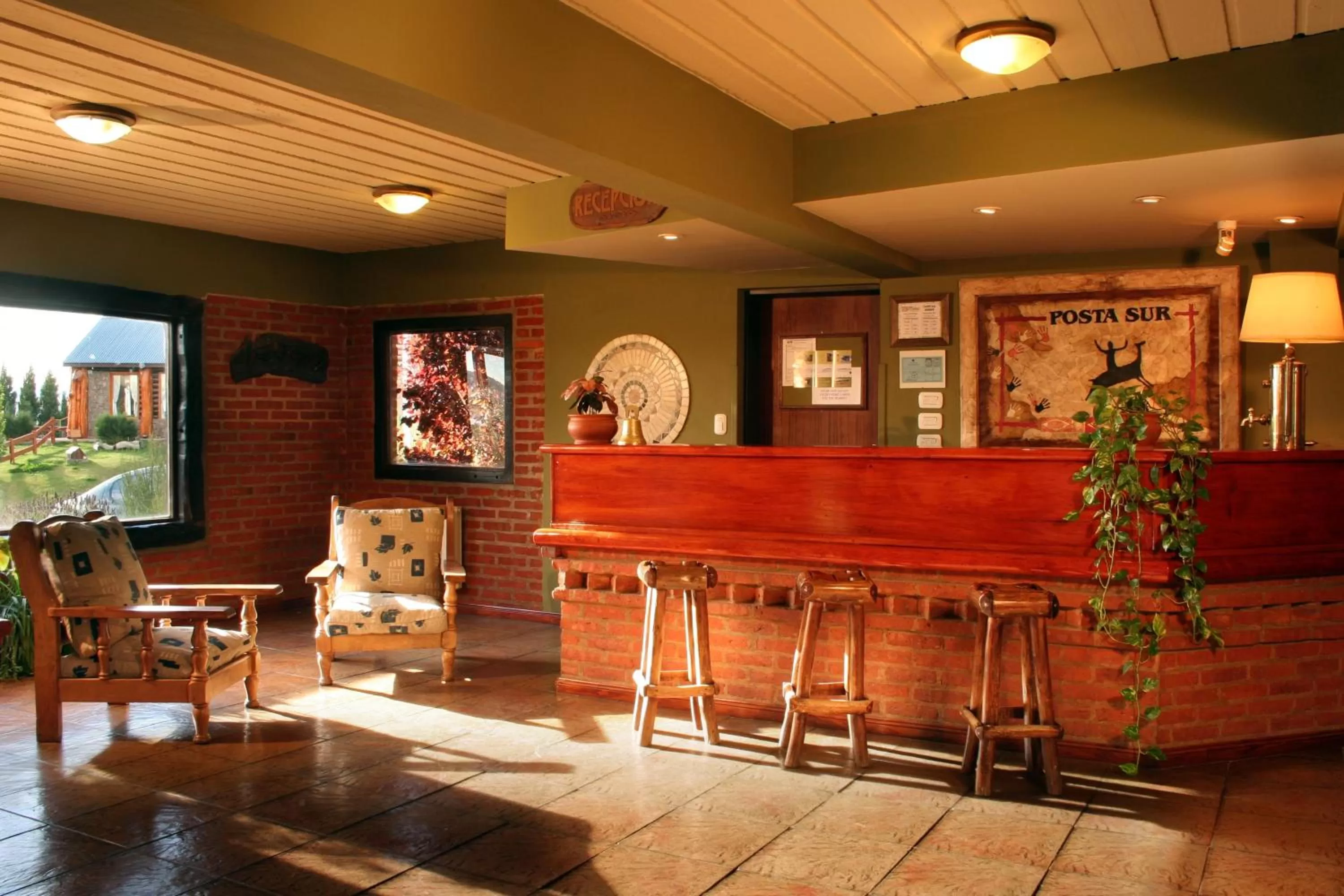 Lobby or reception in Hosteria Posta Sur