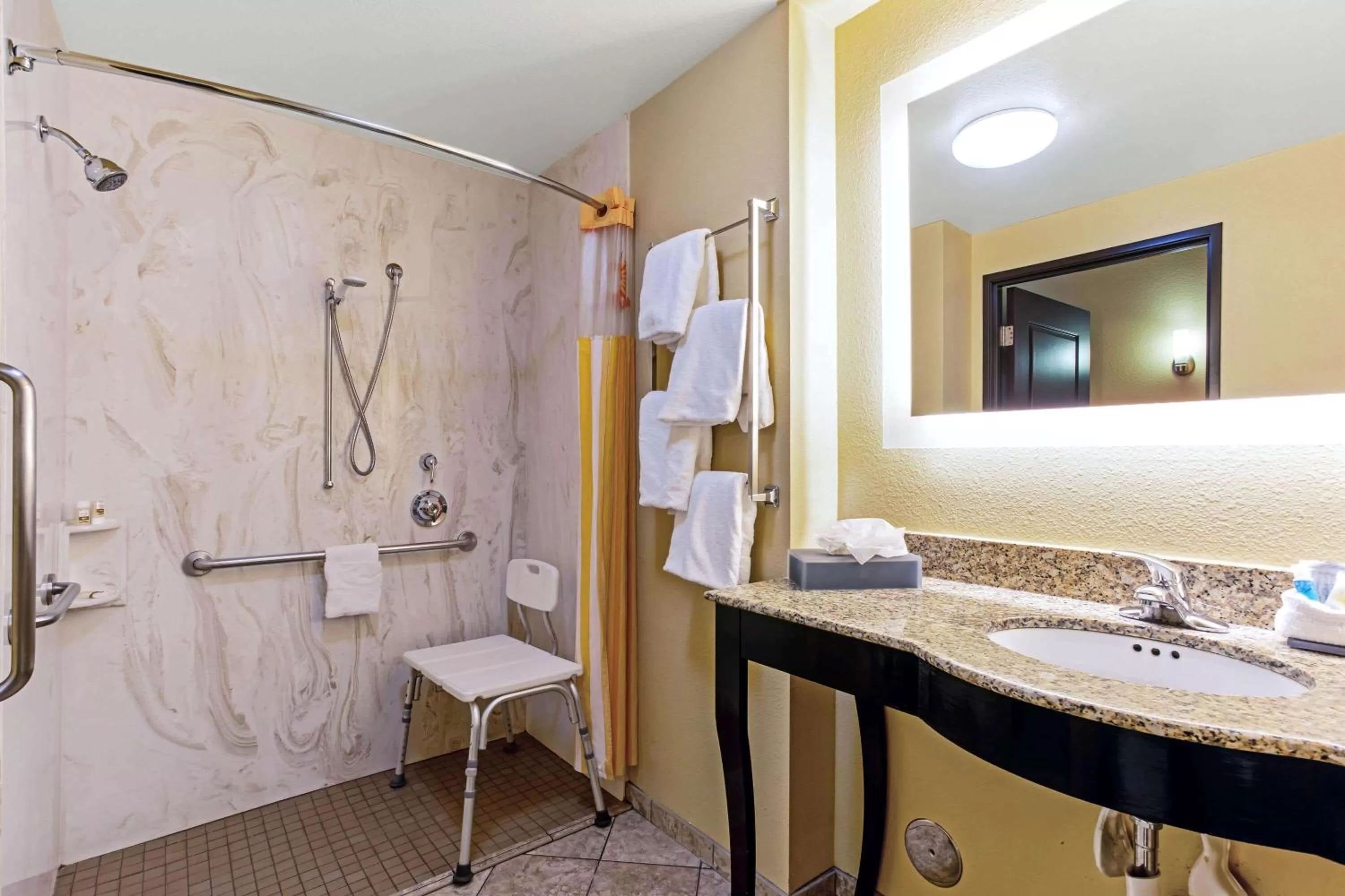 Shower in La Quinta by Wyndham Denver Gateway Park