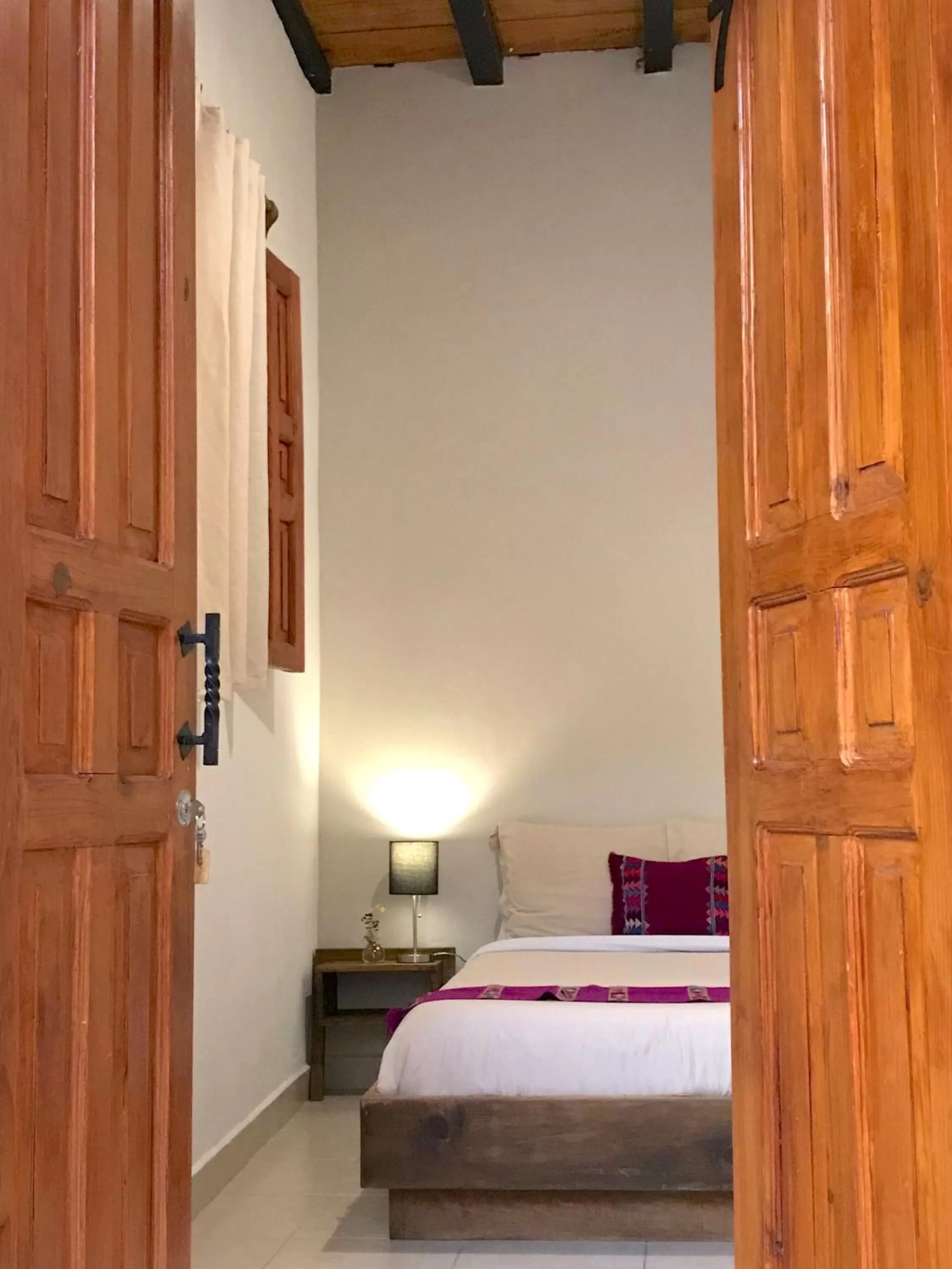 Bed in Hotel Casa Azabache