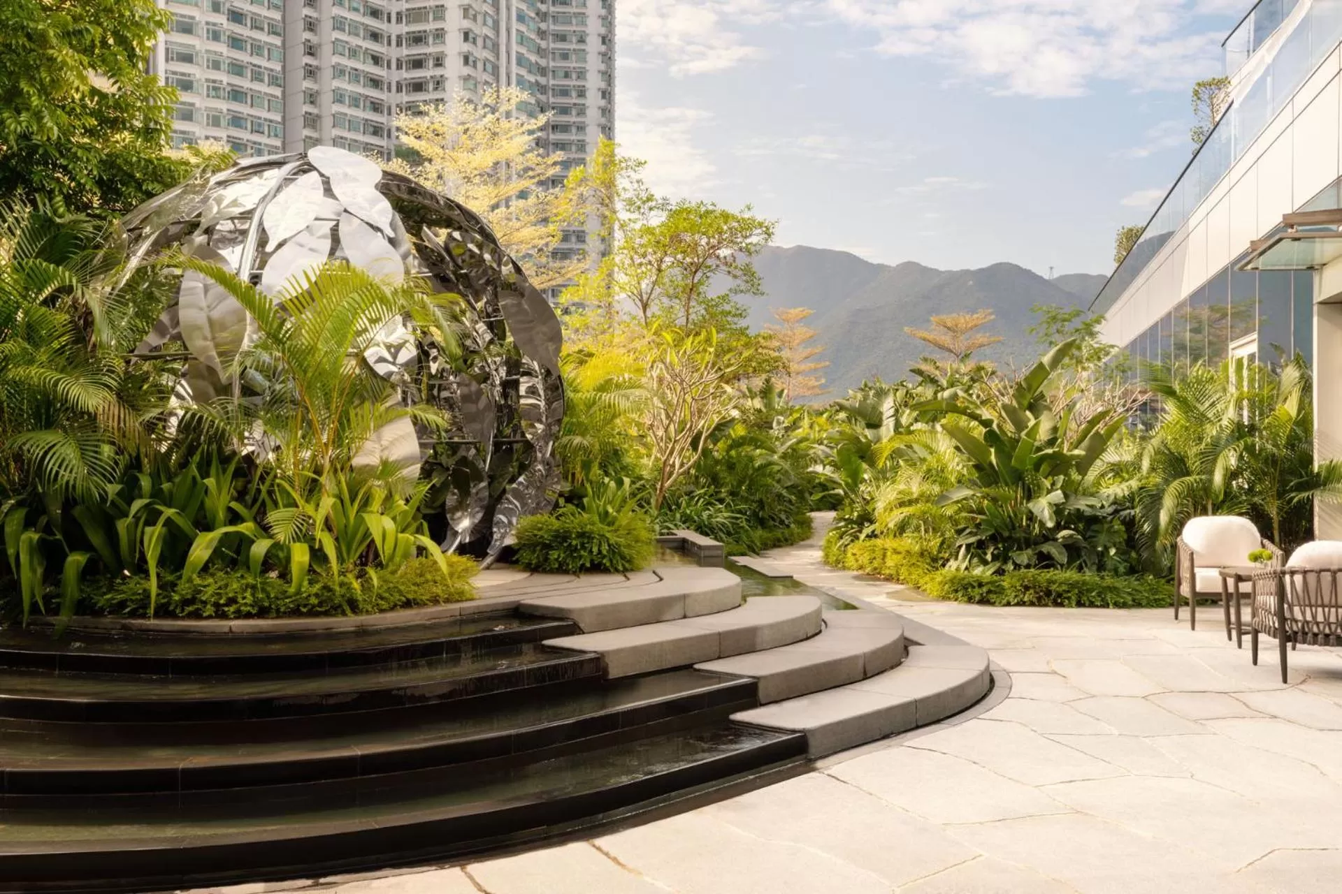 Garden in The Silveri Hotel Hong Kong - MGallery Collection