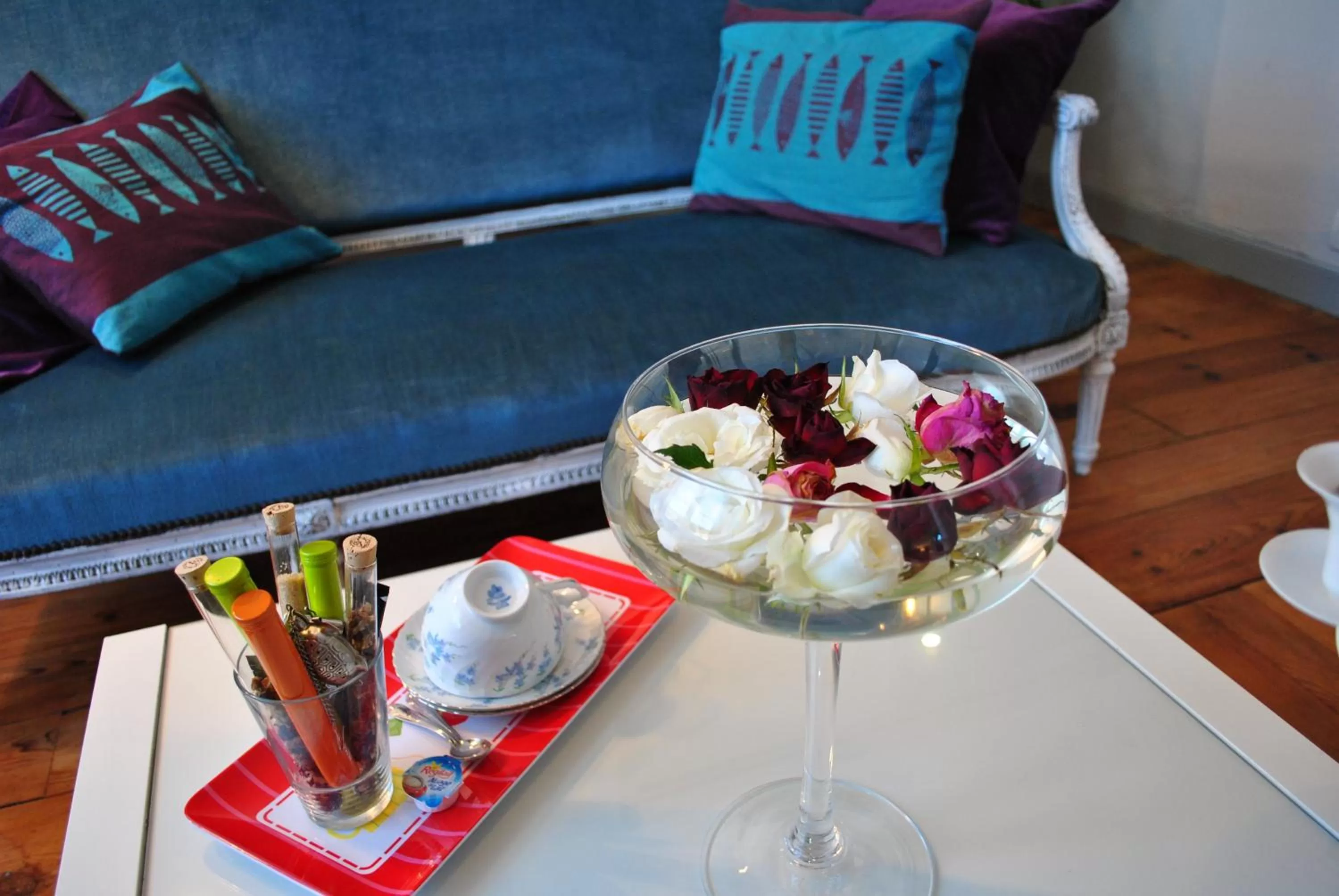 Decorative detail in Villa Hortebise